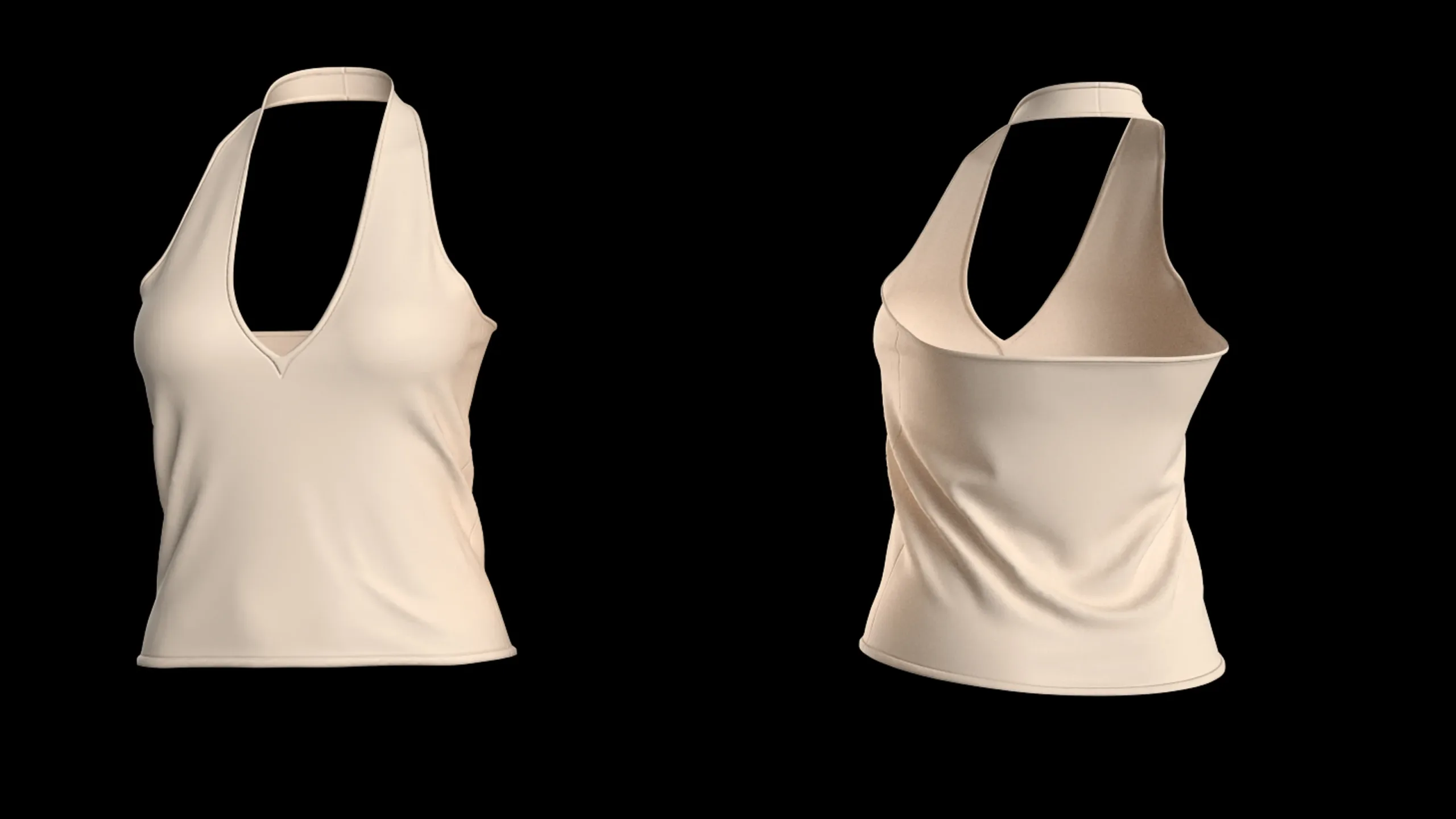 Women's Tops with different necklines+ Zprj +Obj + Fbx