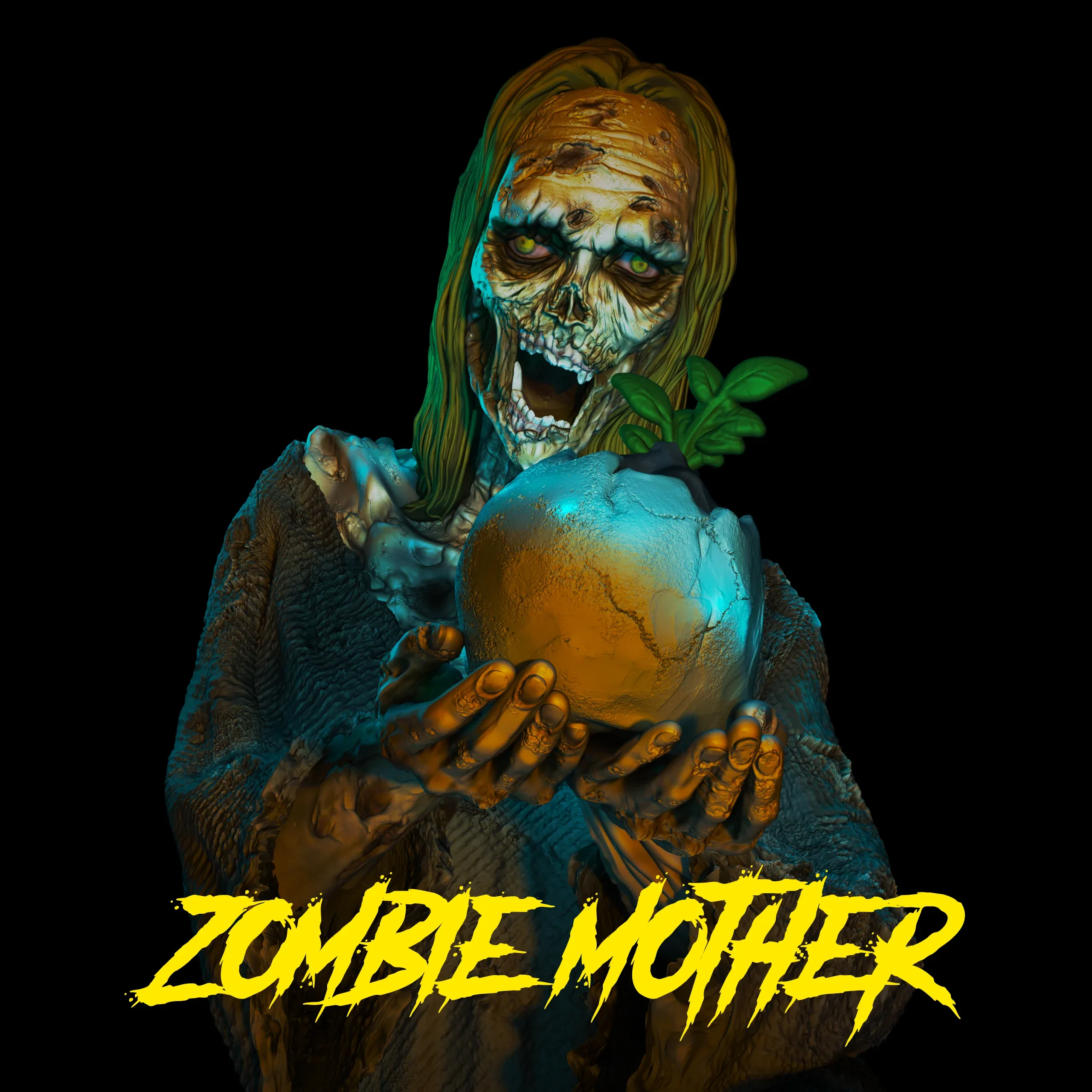 3D PRINTABLE ZOMBIE MOTHER - 3D PRINT MODEL 3D print model