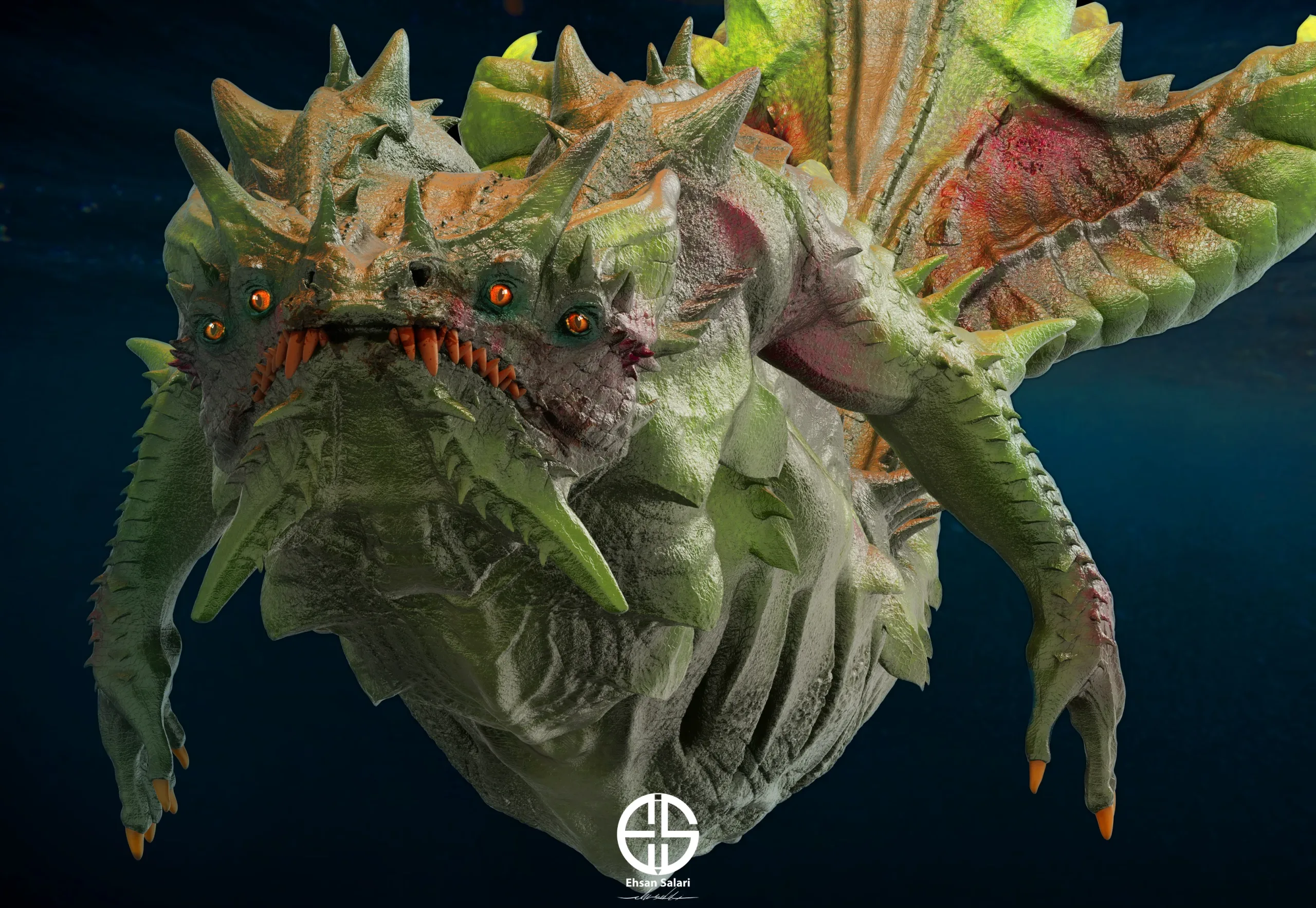 Creature-Dragon-Character-Ready character model