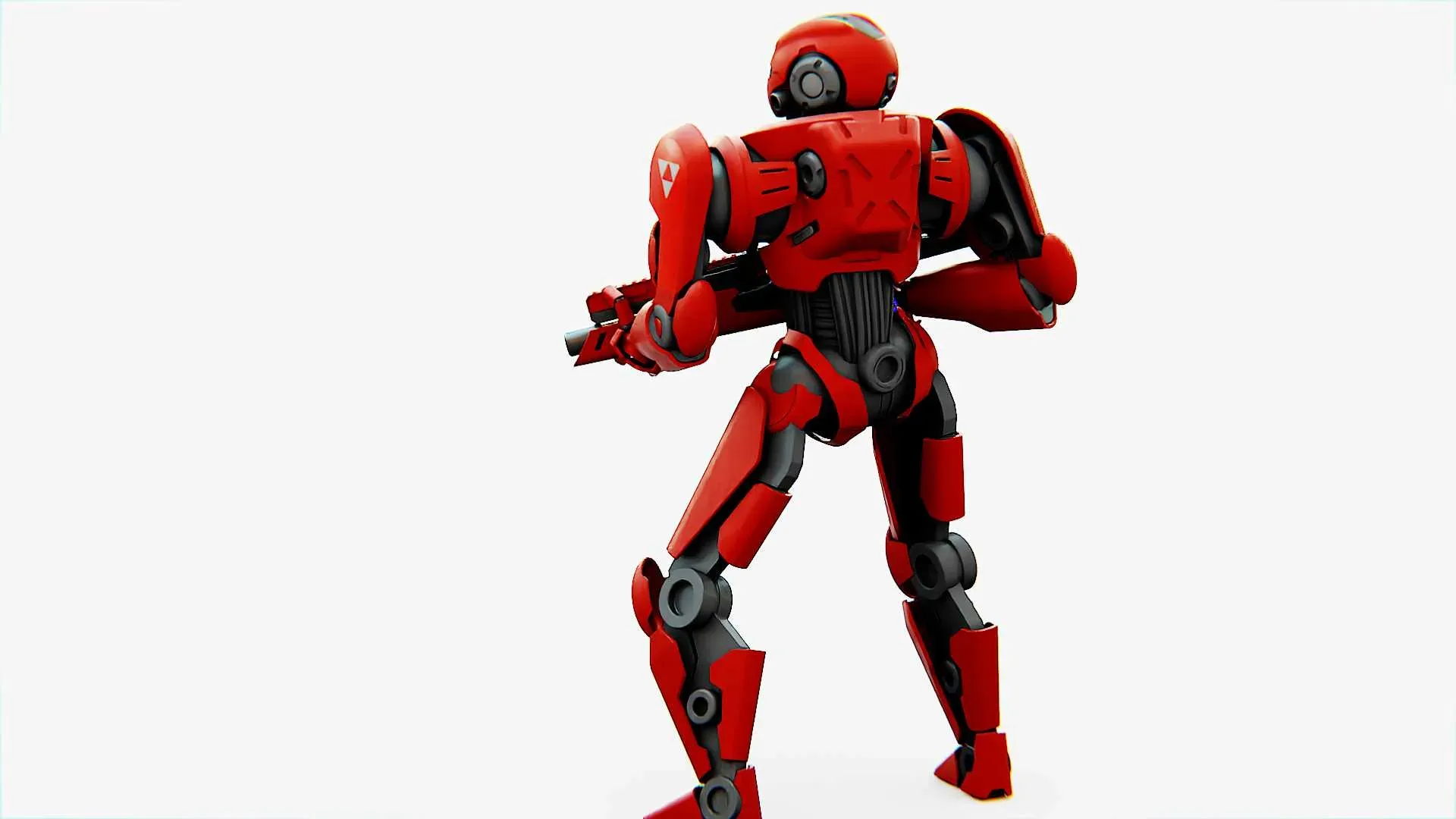 Battle Droid Z 10000 Auto-Rig Pro Rigged For Mixamo, Unreal Engine - Unity