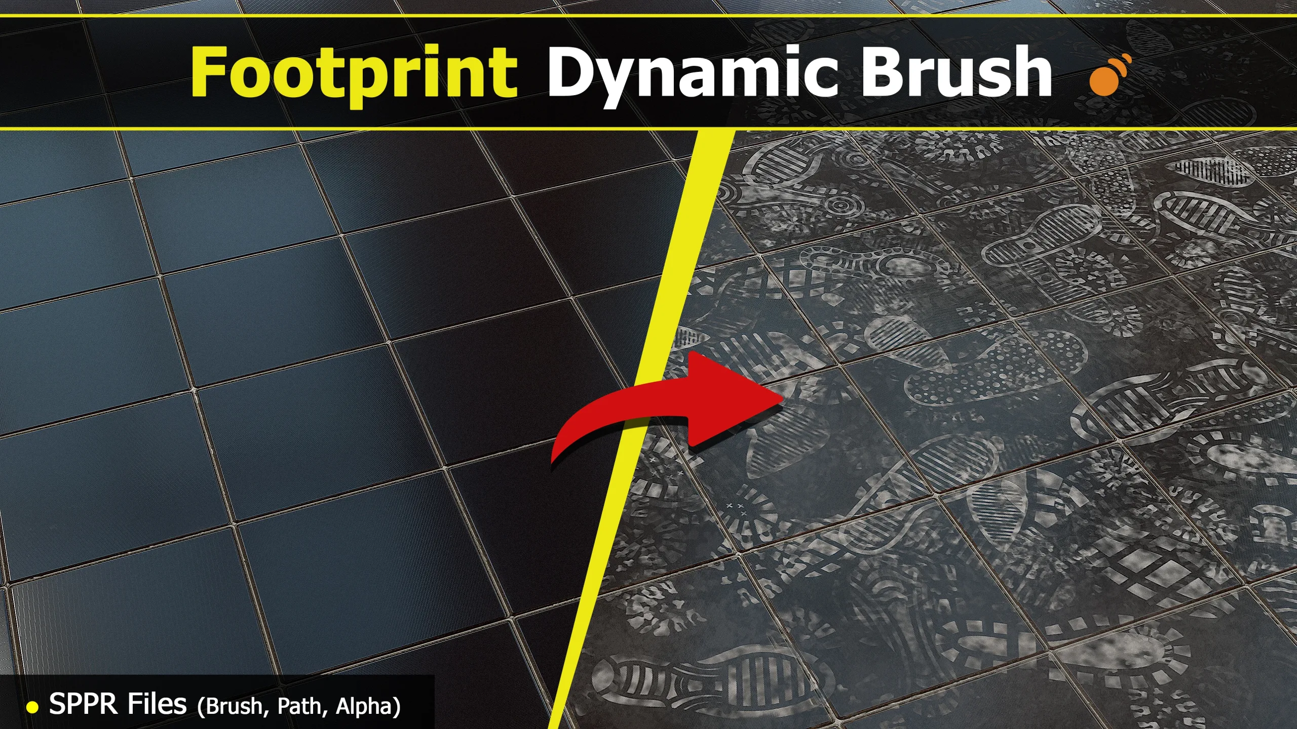 Footprint Dynamic Brush