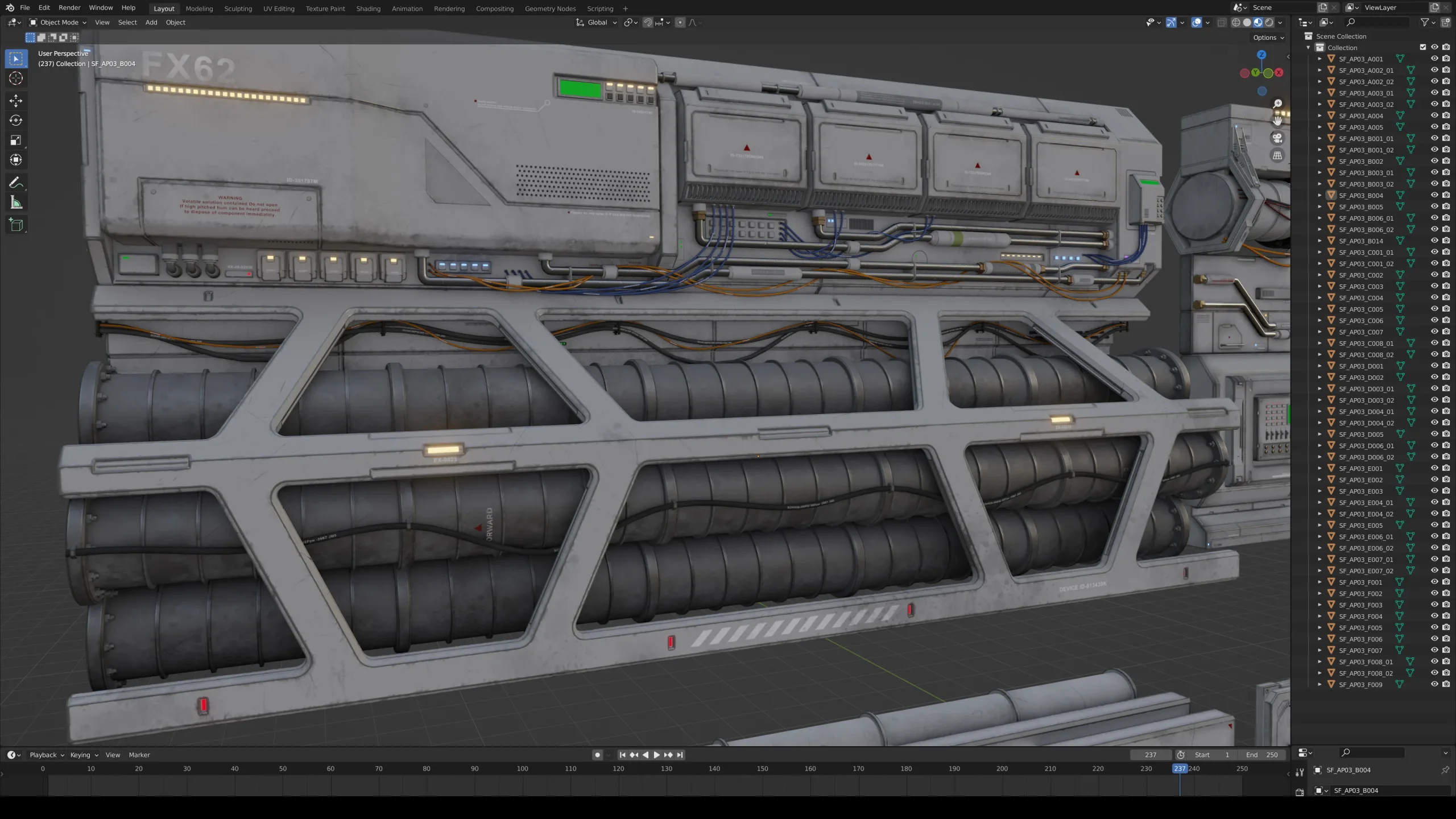 Sci-Fi Architecture Panels Kit Vol 03 Walls-PBR