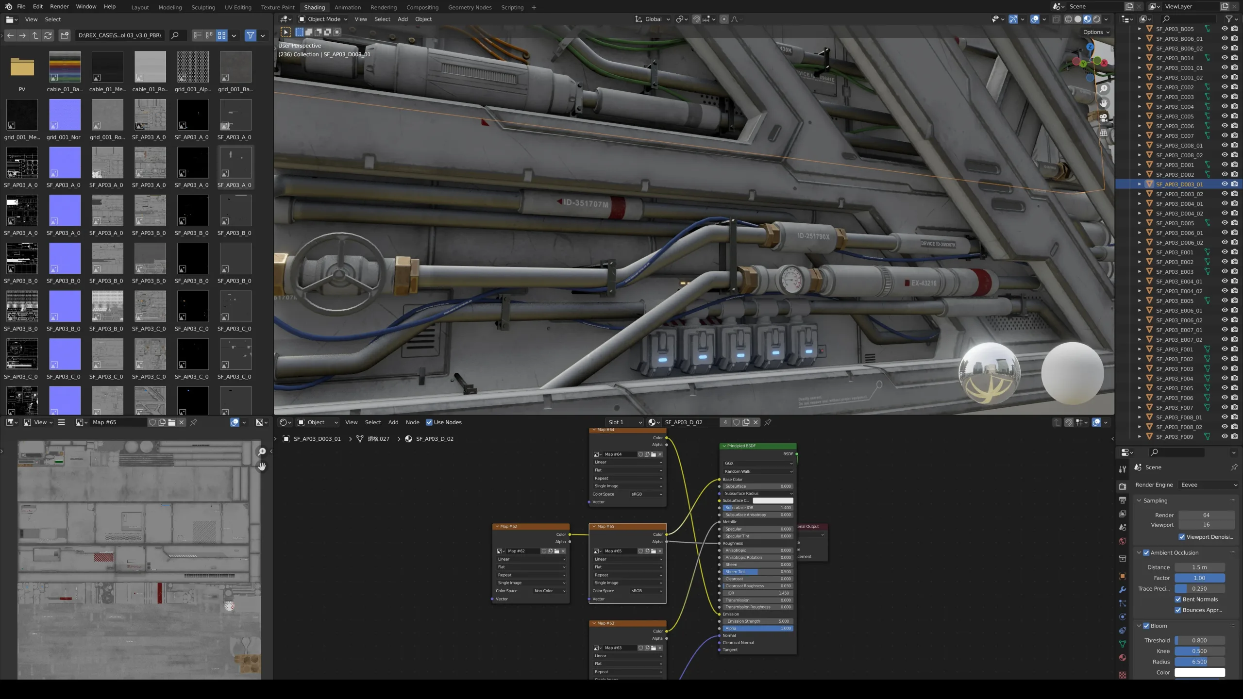 Sci-Fi Architecture Panels Kit Vol 03 Walls-PBR