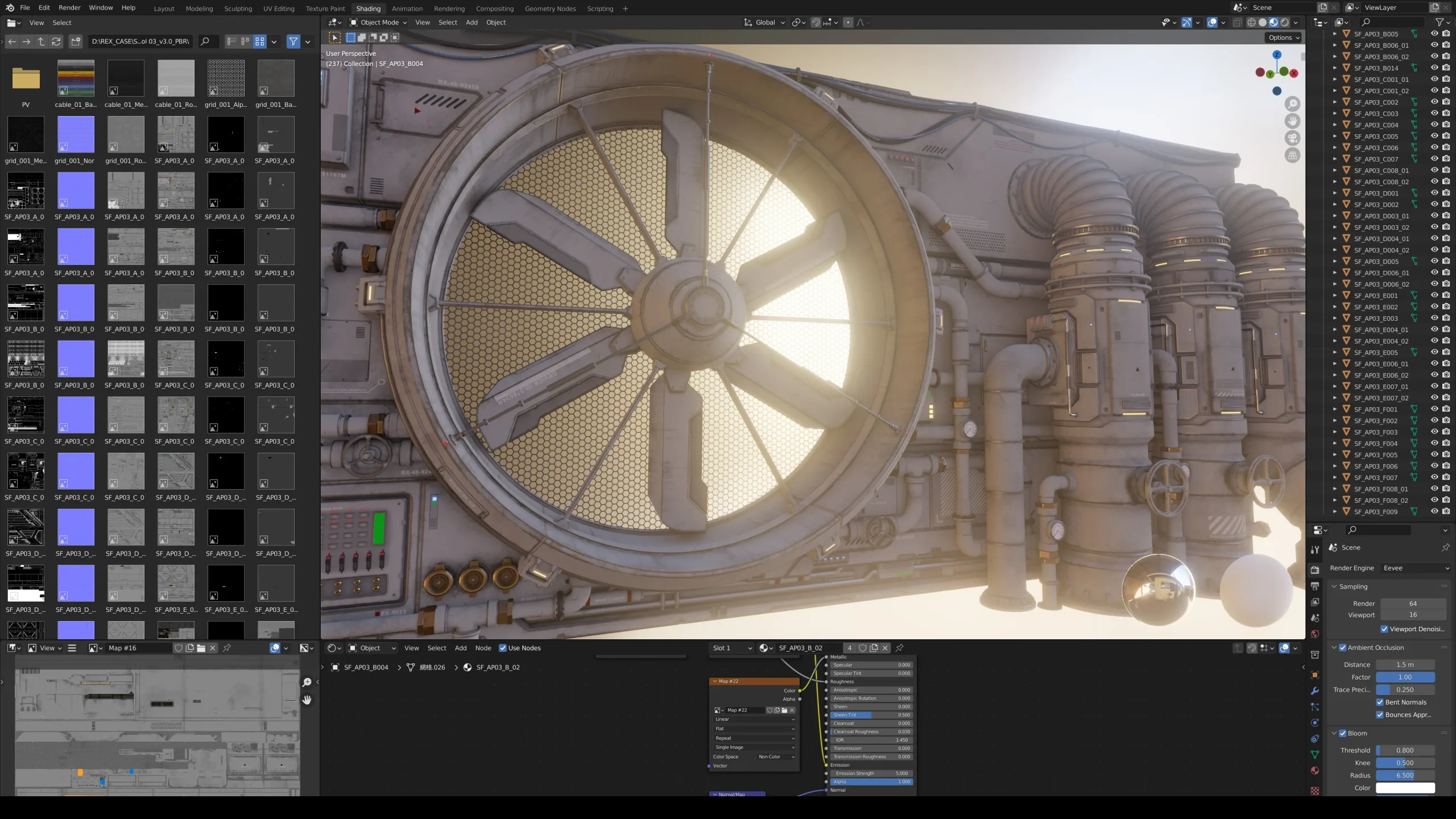 Sci-Fi Architecture Panels Kit Vol 03 Walls-PBR