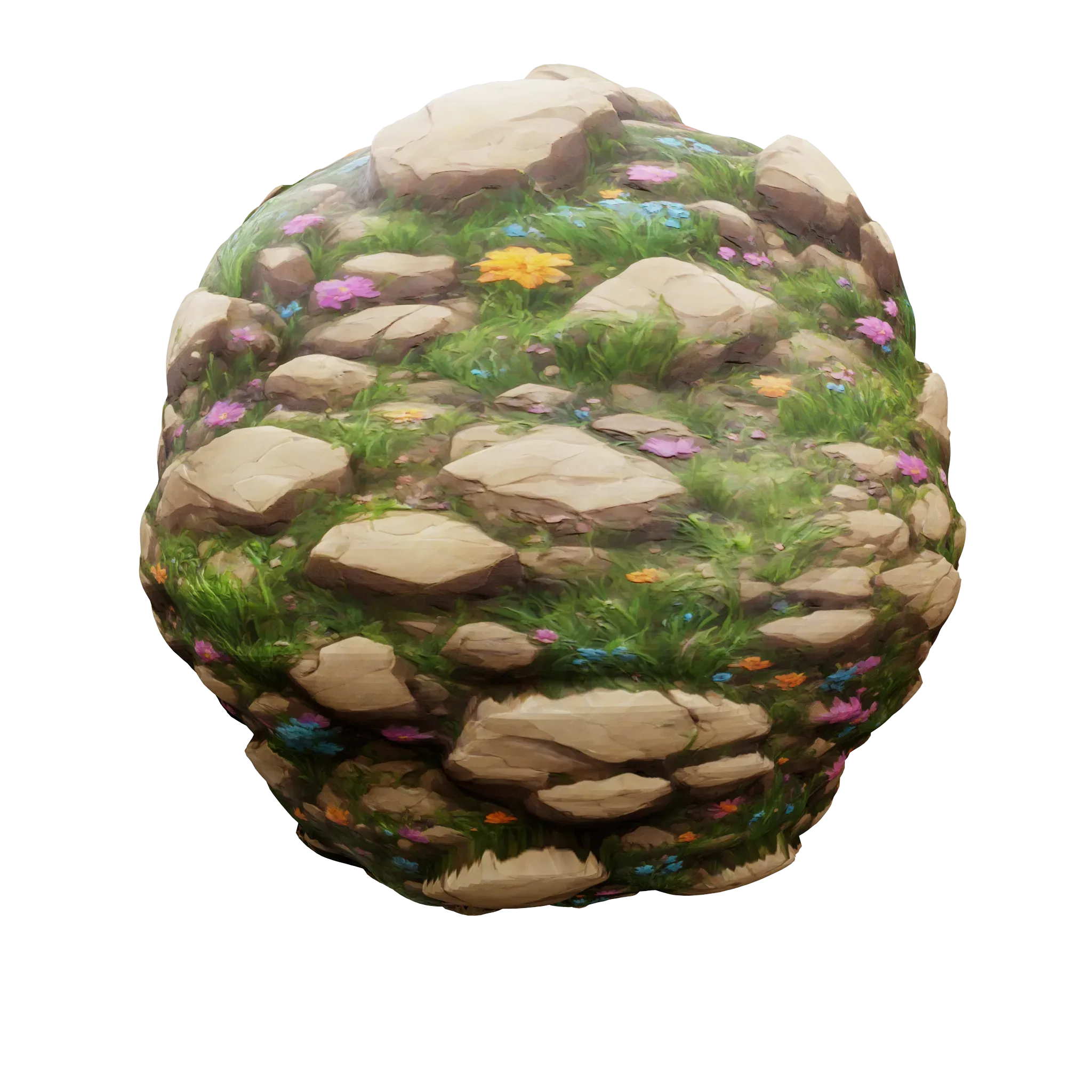 Stylized Ground v1 Seamless Texture