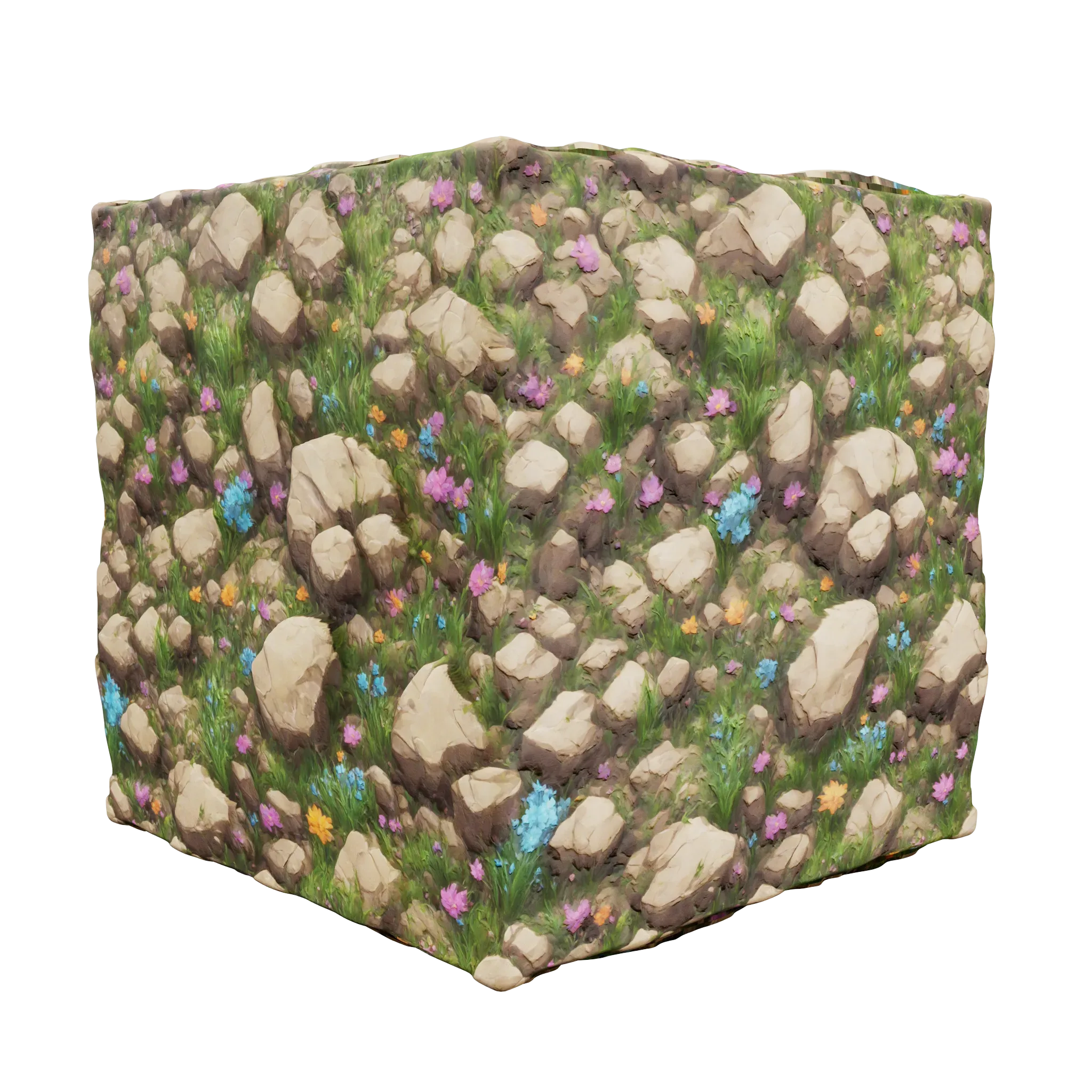 Stylized Ground v1 Seamless Texture