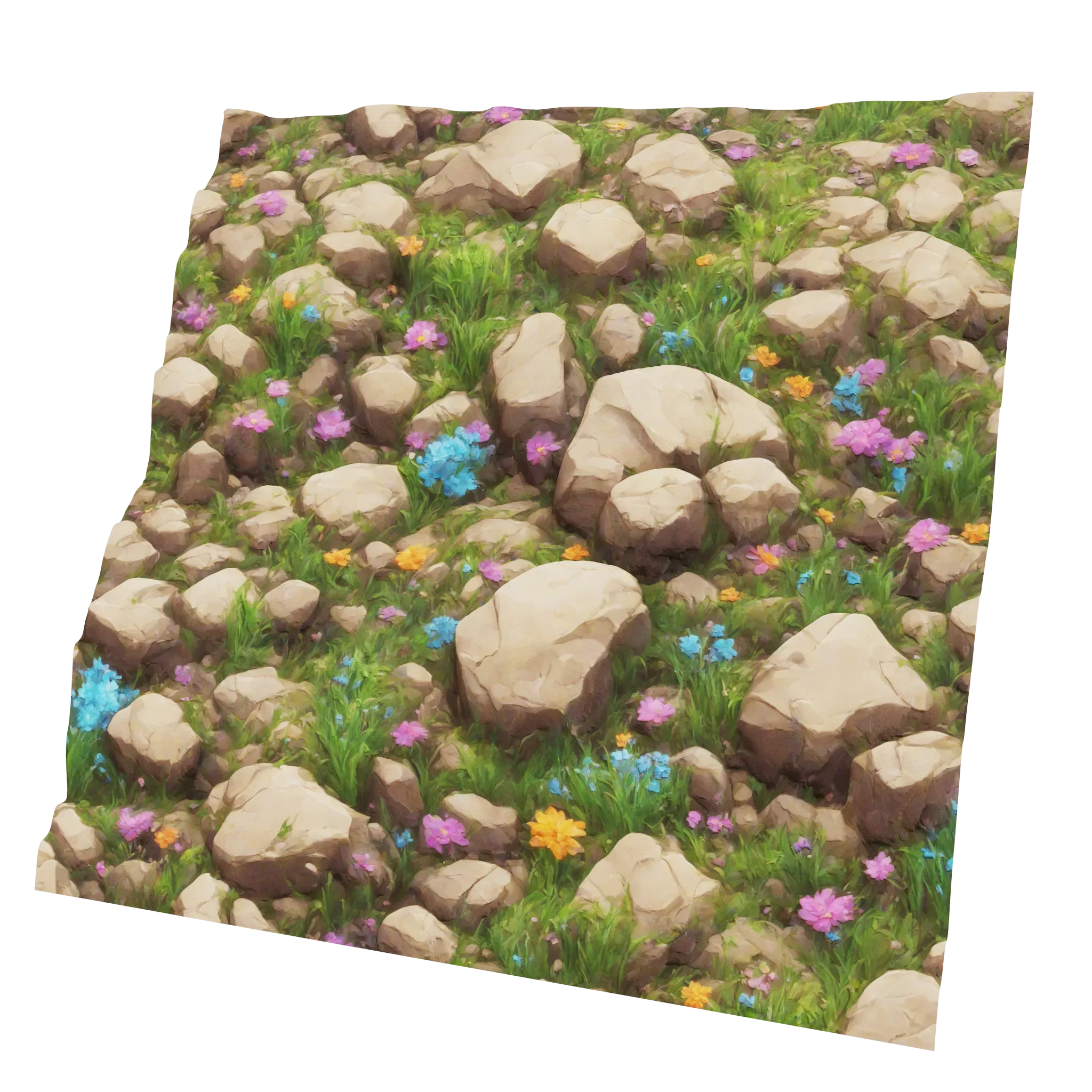 Stylized Ground v1 Seamless Texture