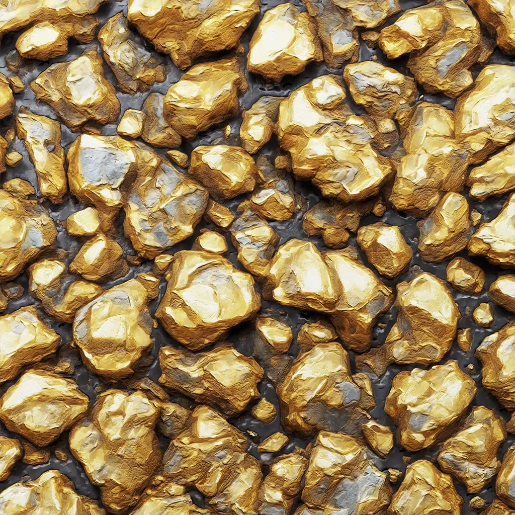 Stylized Gold v1 Seamless Texture