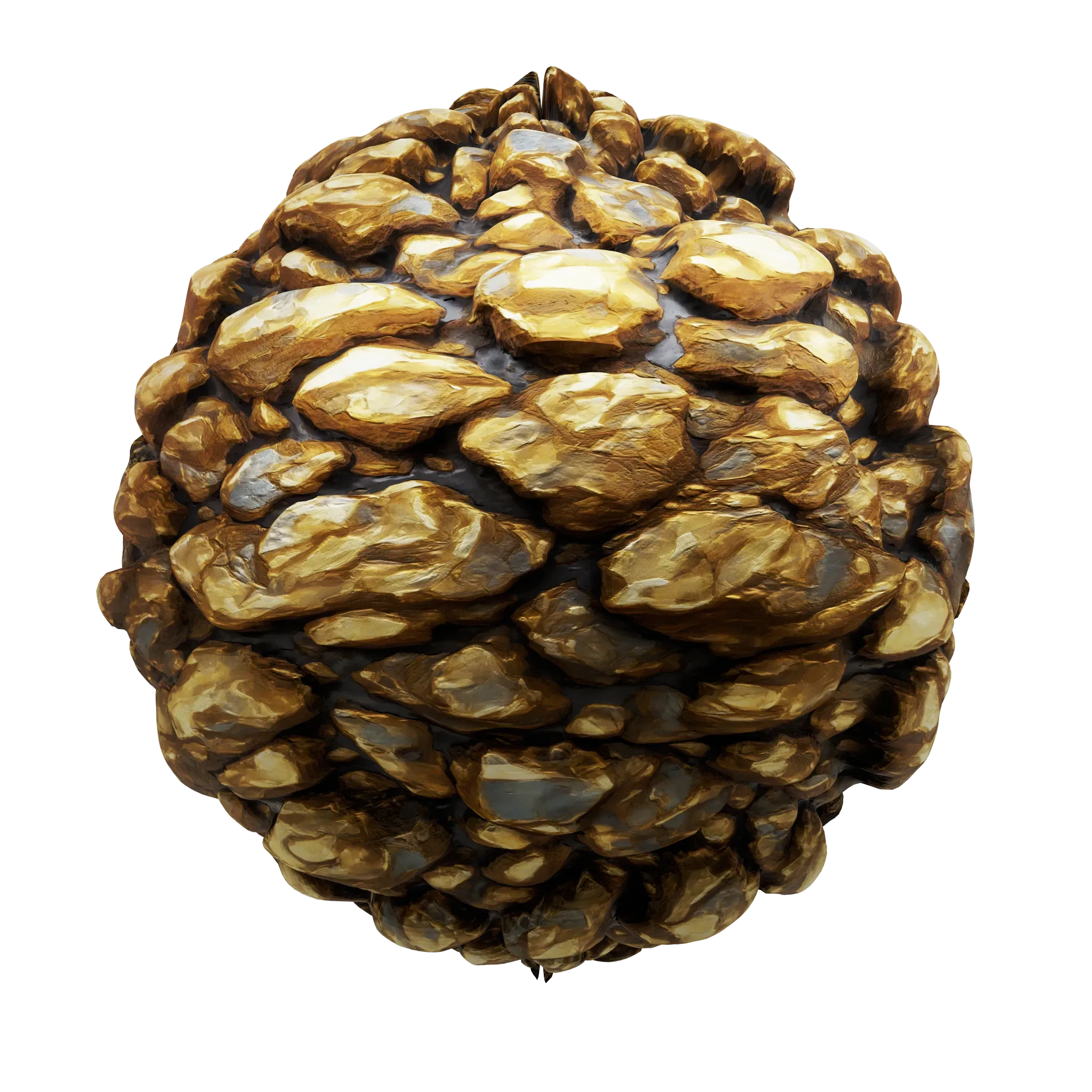 Stylized Gold v1 Seamless Texture