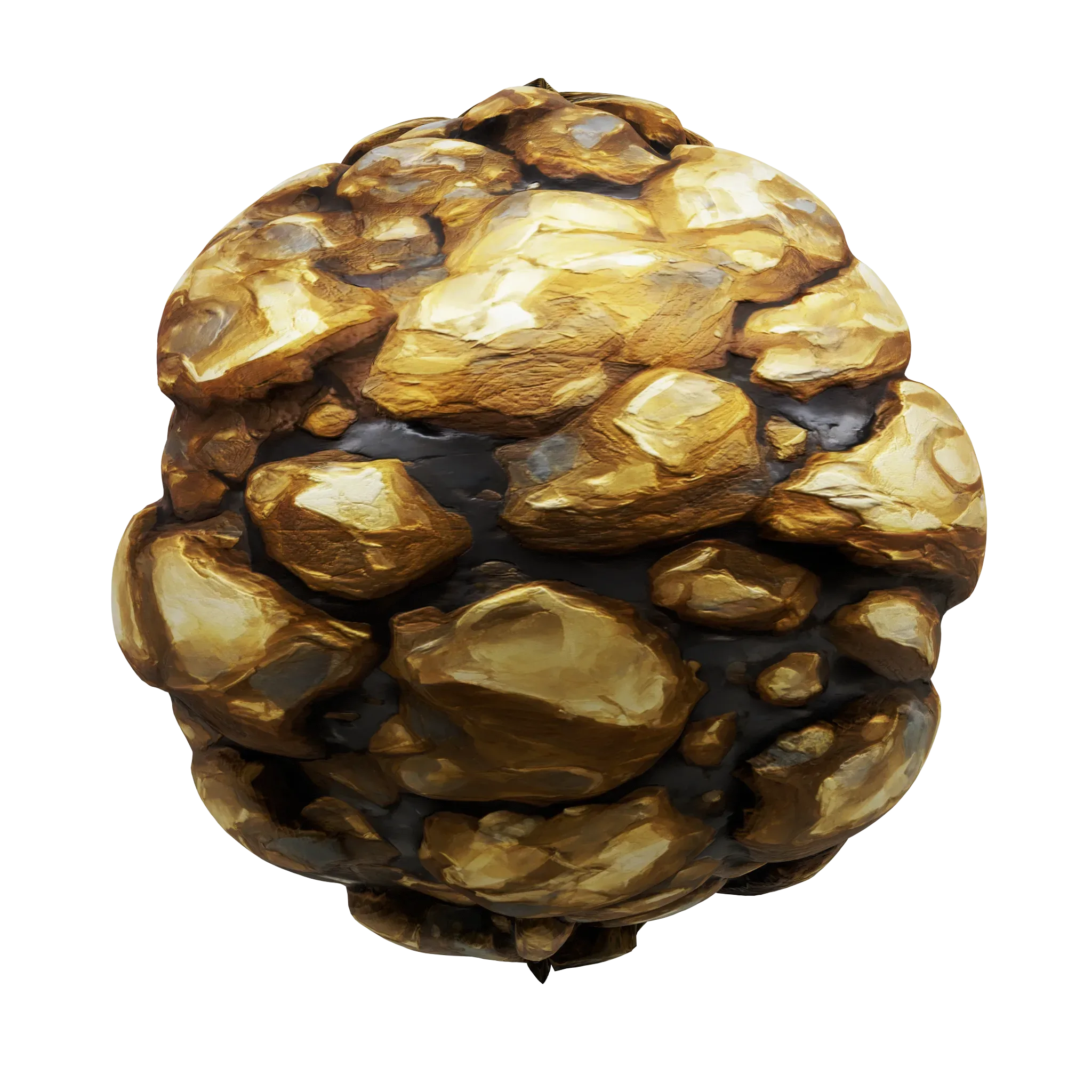 Stylized Gold v1 Seamless Texture