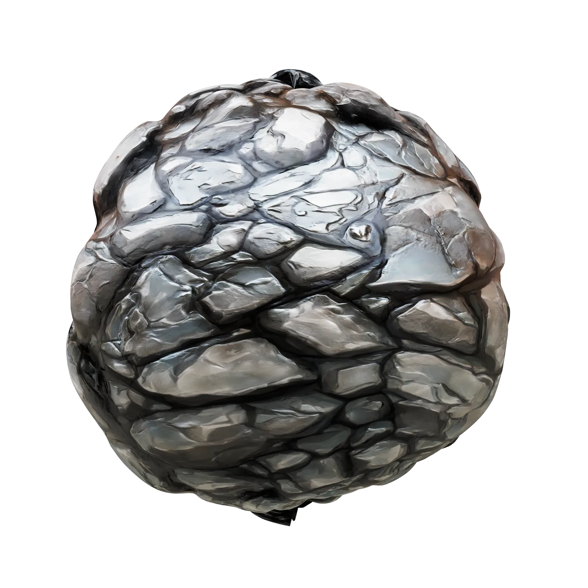 Stylized Silver v1 Seamless Texture