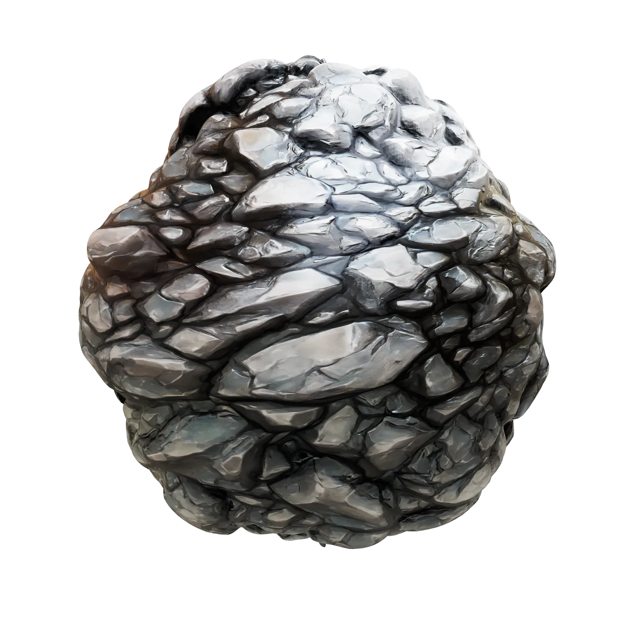 Stylized Silver v1 Seamless Texture