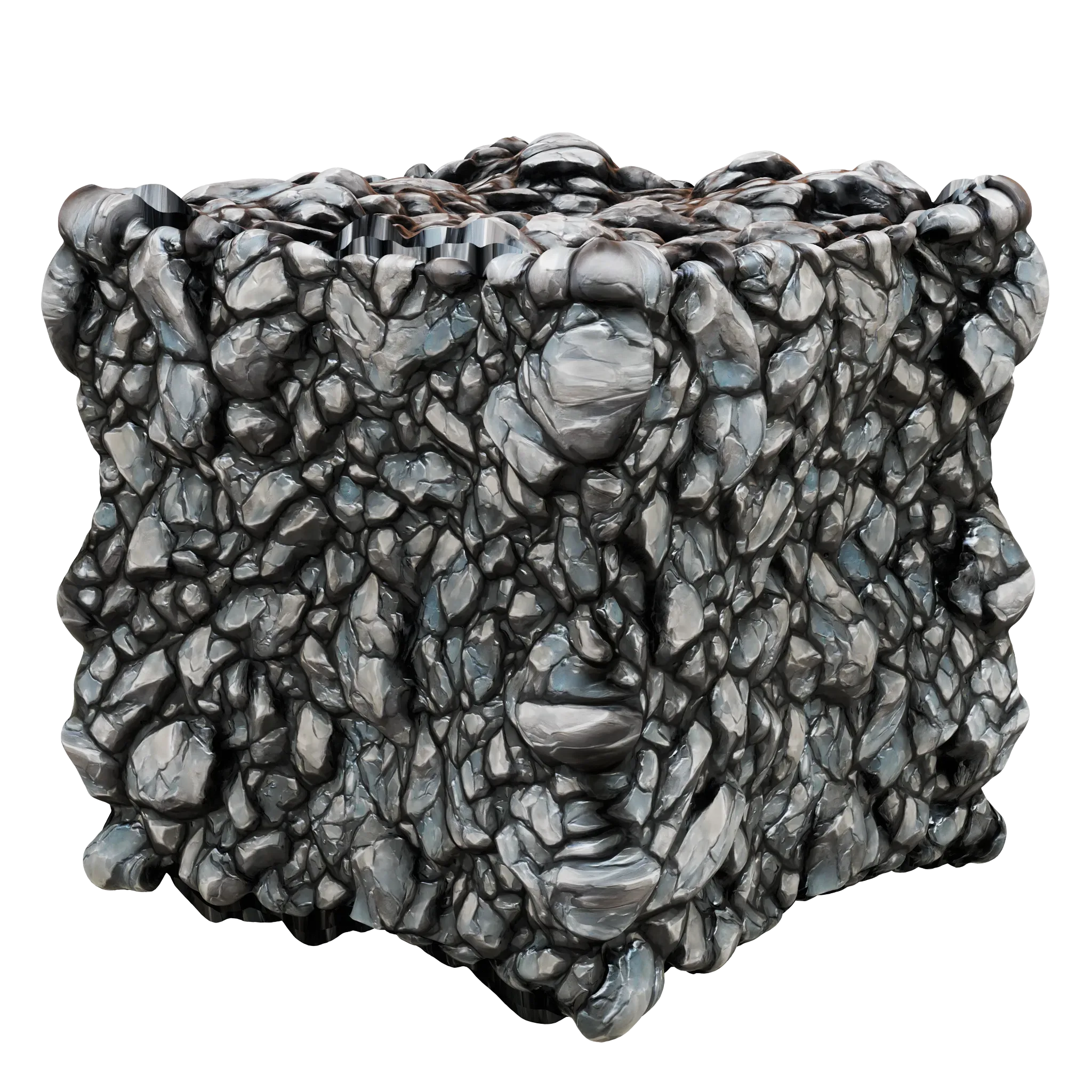 Stylized Silver v1 Seamless Texture