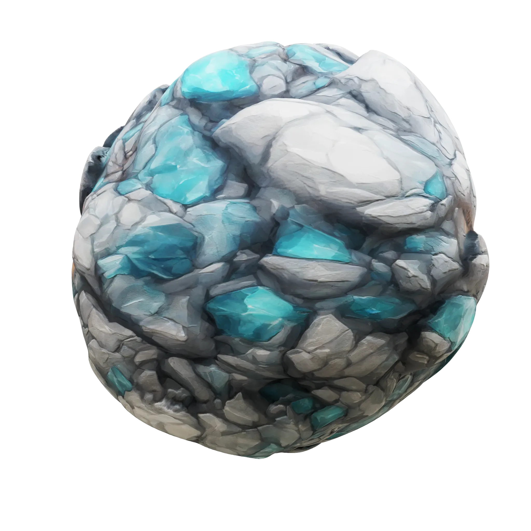 Stylized Minerals v2 Seamless Texture