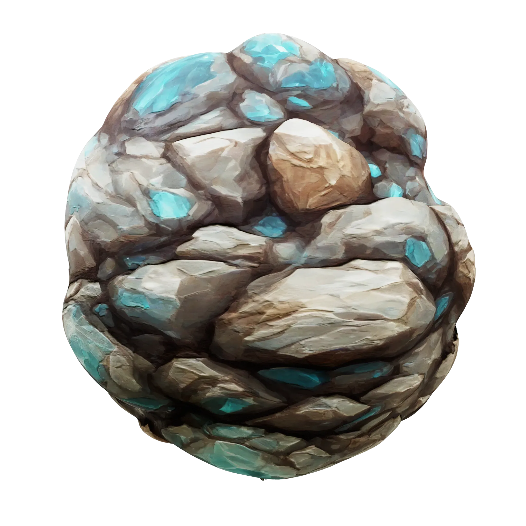 Stylized Minerals v1 Seamless Texture