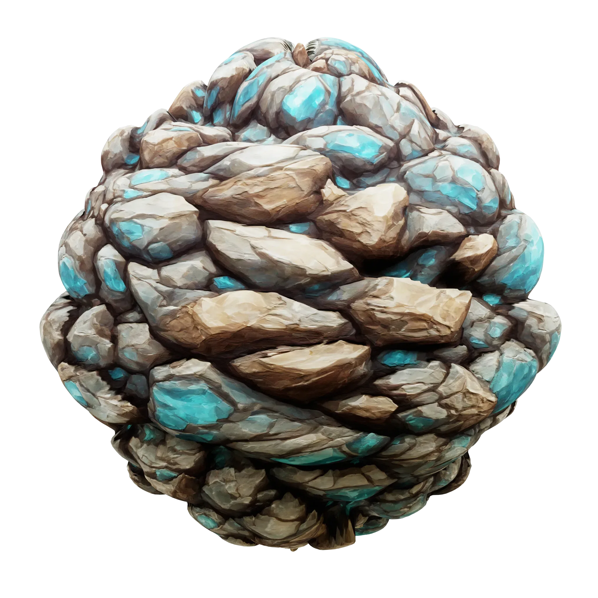 Stylized Minerals v1 Seamless Texture