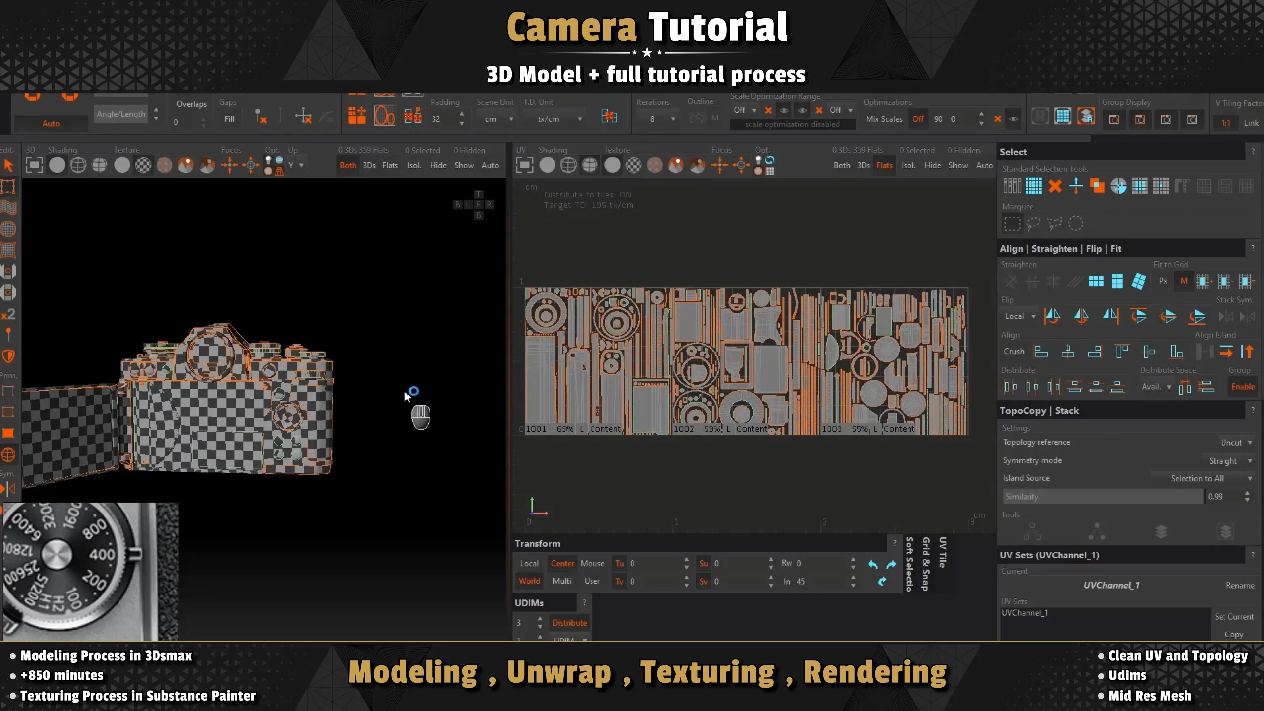 Camera / 3D Model + Full Tutorial Process