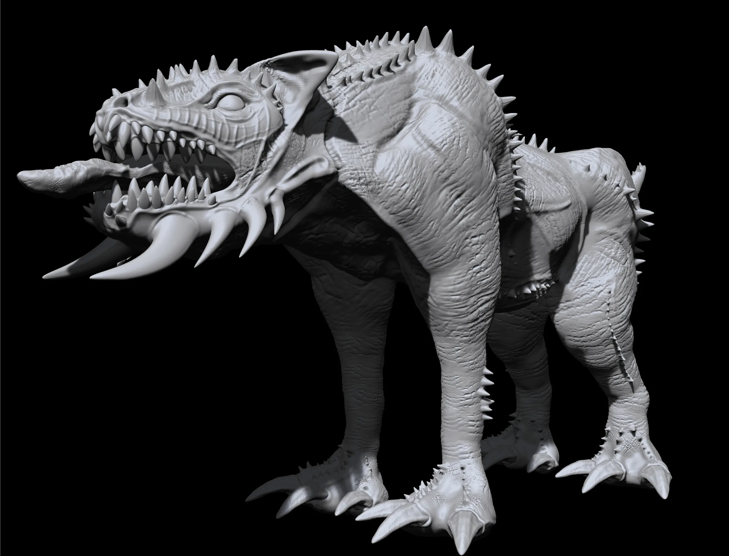 Creature Model Ready - ZBrush Animal Anatomy - Dog