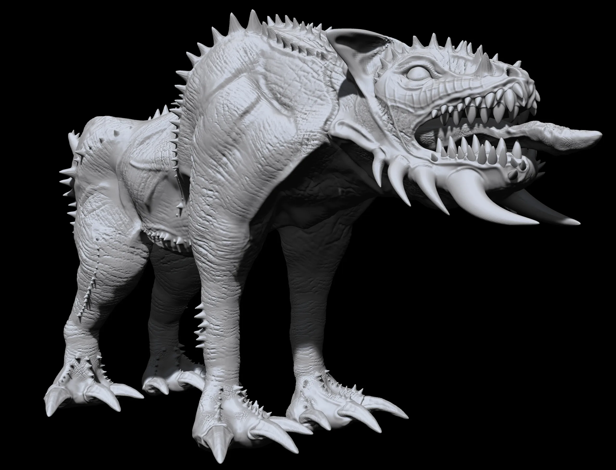 Creature Model Ready - ZBrush Animal Anatomy - Dog