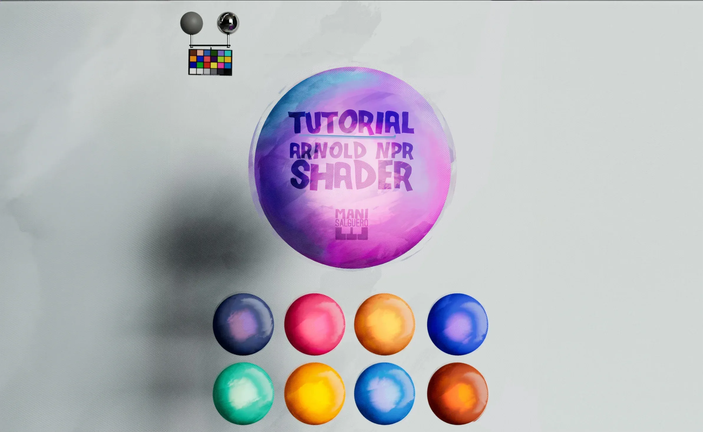 (ENG) TUTORIAL NPR Painterly Shader for Arnold Maya