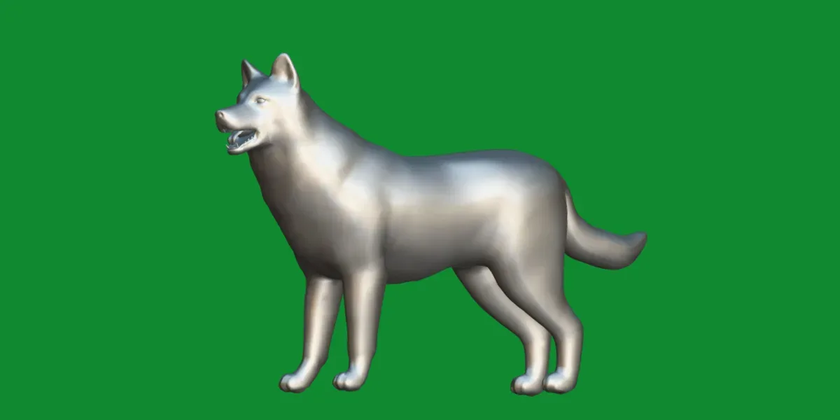 Alaskan Malamute Husky Dog