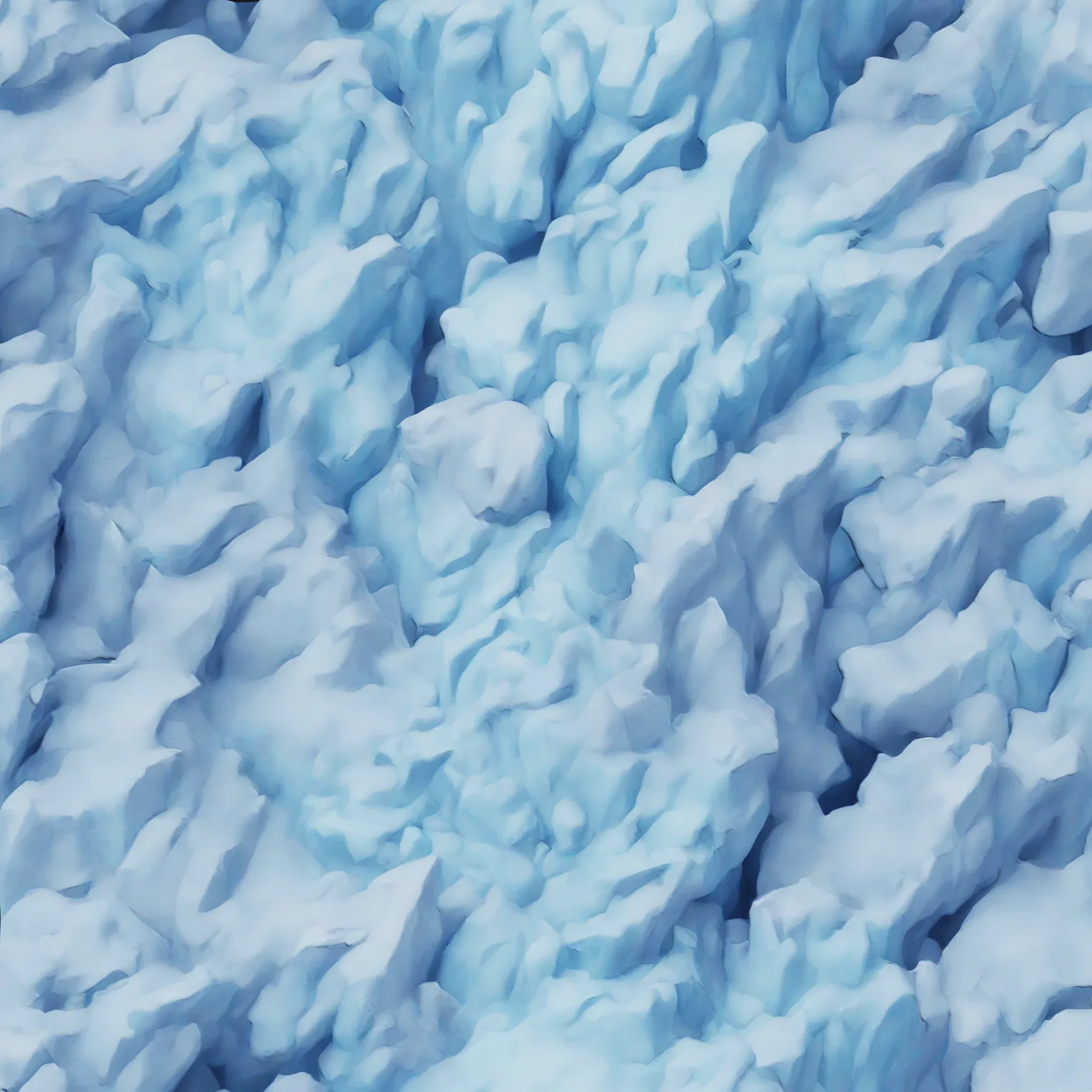 Stylized Snow Seamless Texture