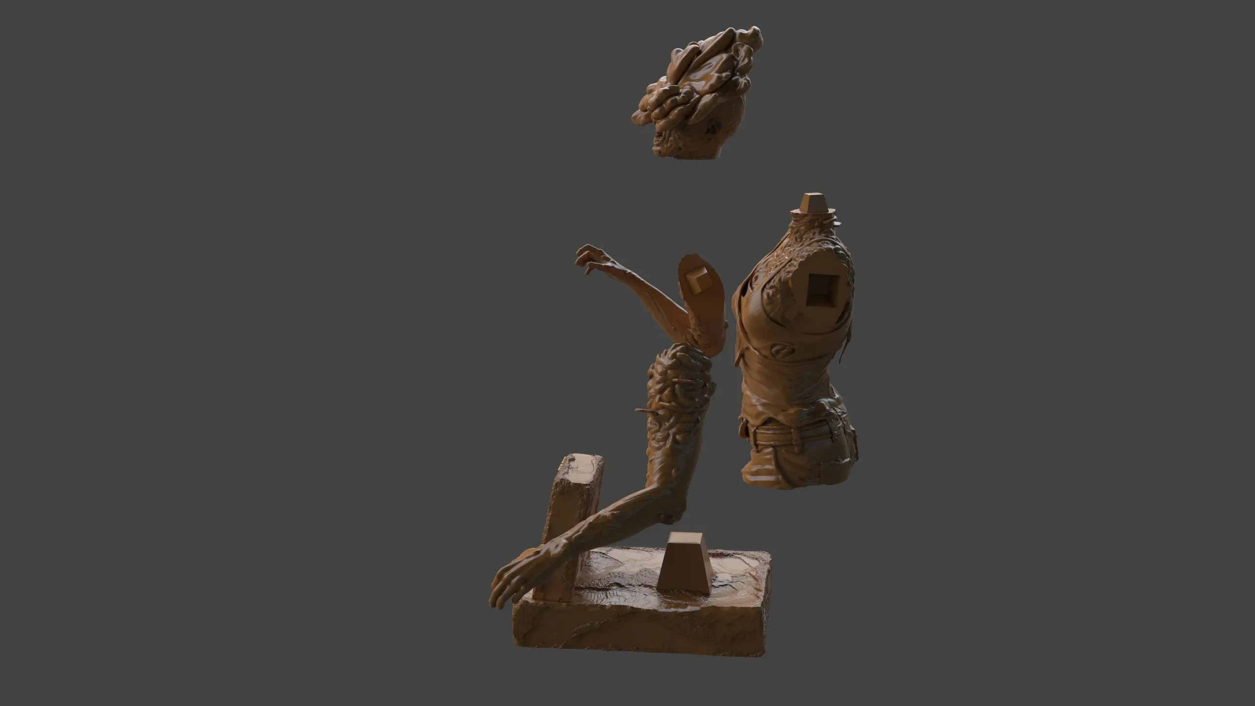 The Last Of Us Clicker Bust