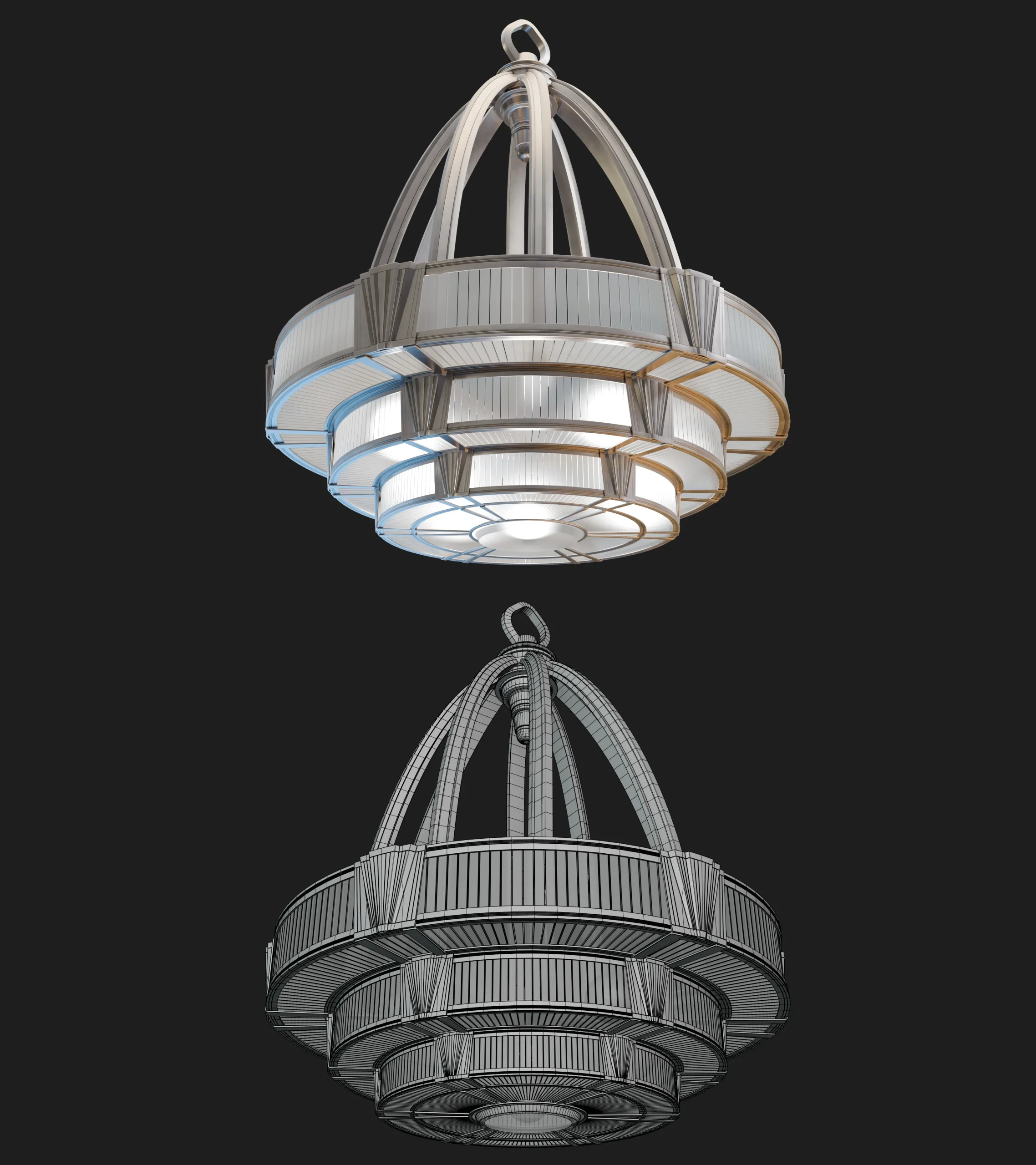 Art Deco Lamps - 3D Asset Pack