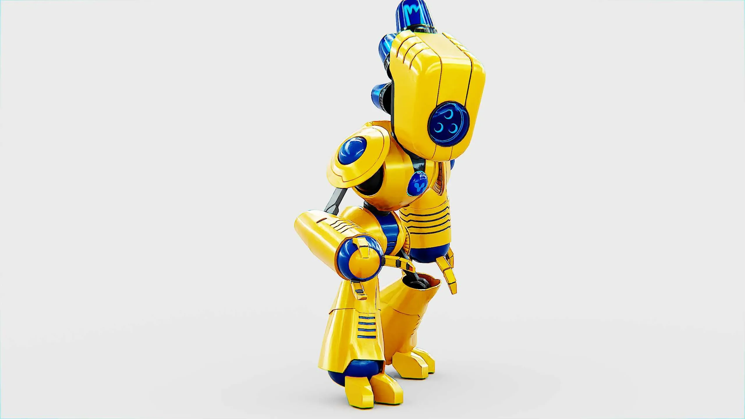 TOY BOT LOOPY Auto-Rig Pro Rigged - FlippedNormals