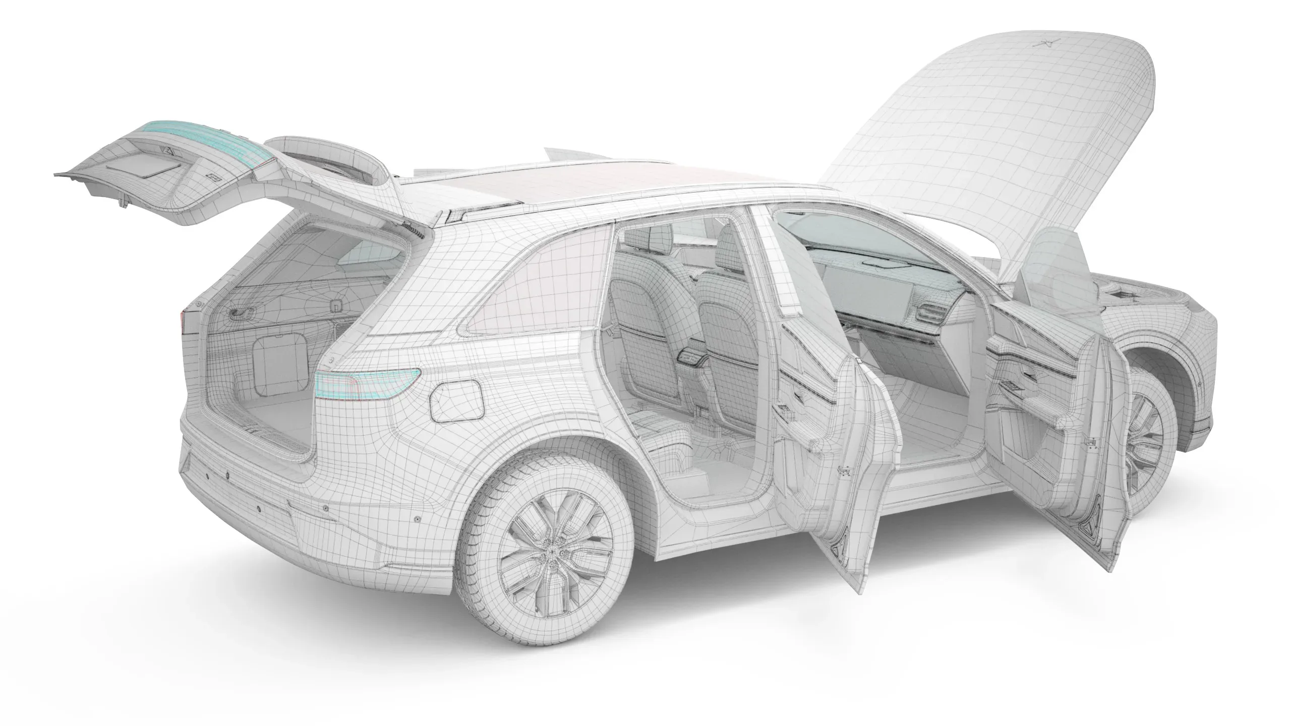 2024 Xpeng G9 With Interior