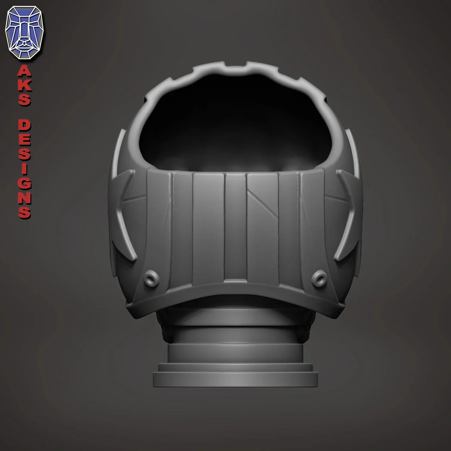 Bulldog Biker Version 1 Penstand 3D Print Stl File