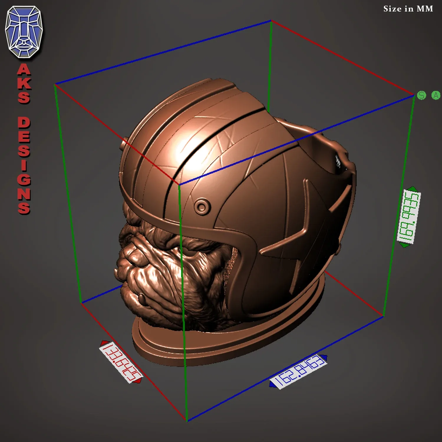 Bulldog Biker Version 1 Penstand 3D Print Stl File