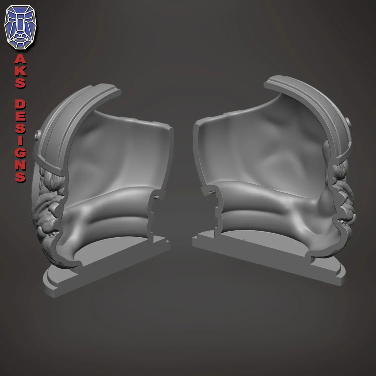 Bulldog Biker Version 1 Penstand 3D Print Stl File