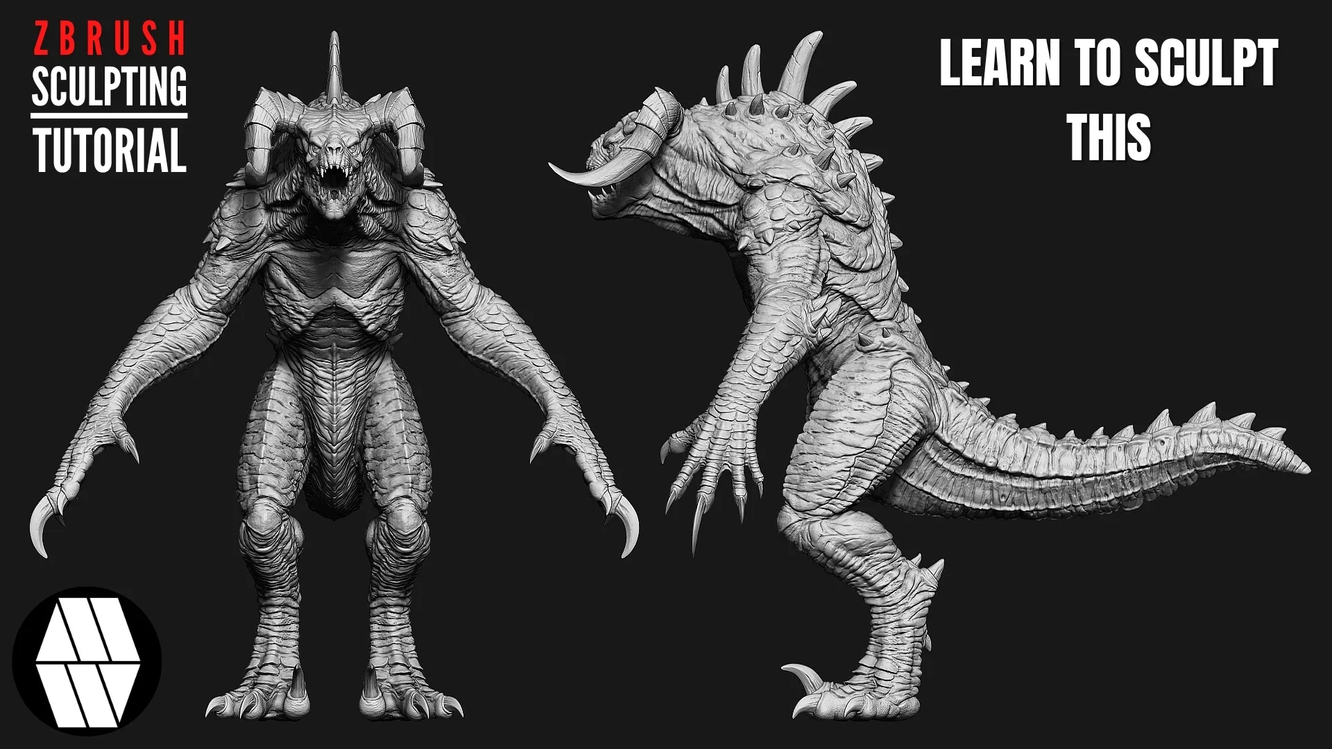 MLW_Creative - ZBRUSH Sculpting Tutorial - Fallout: 'DeathClaw'