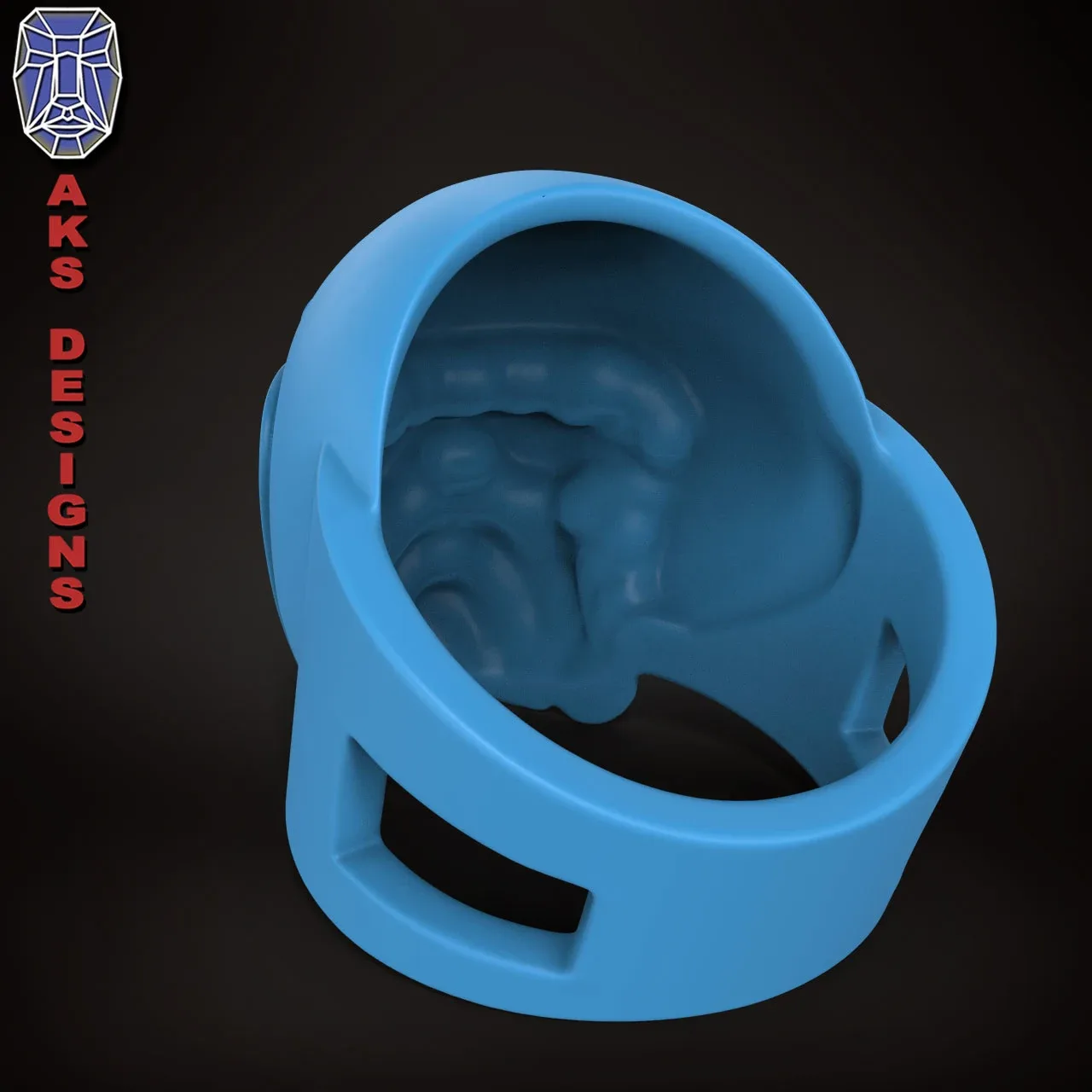 Ring Jewelry Bulldog Biker Version 2 3d print file