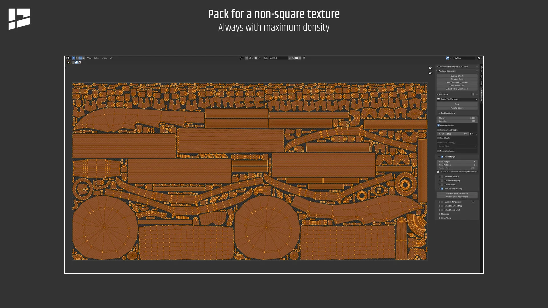 UVPackmaster 3 PRO for Blender
