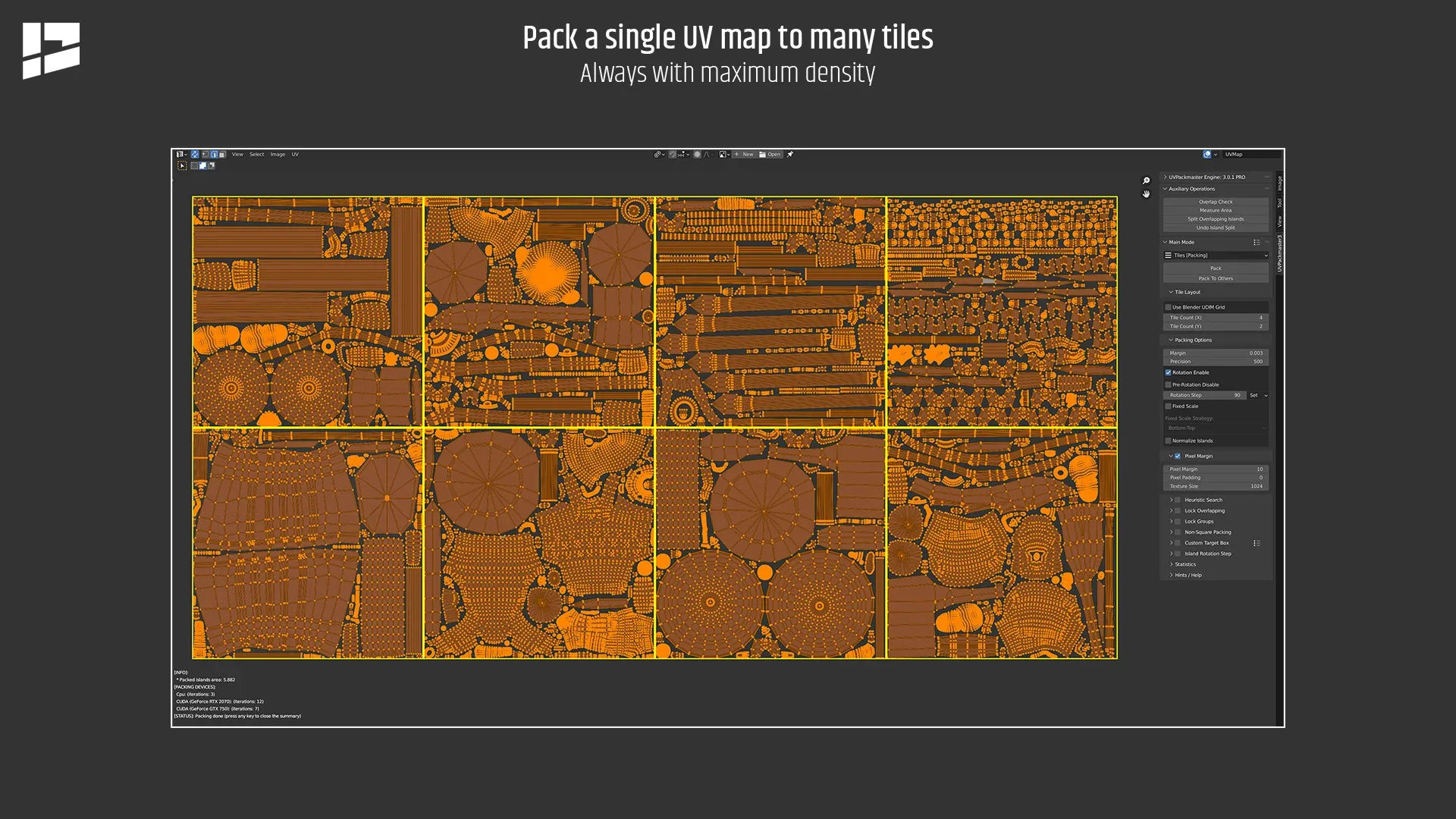 UVPackmaster 3 PRO for Blender