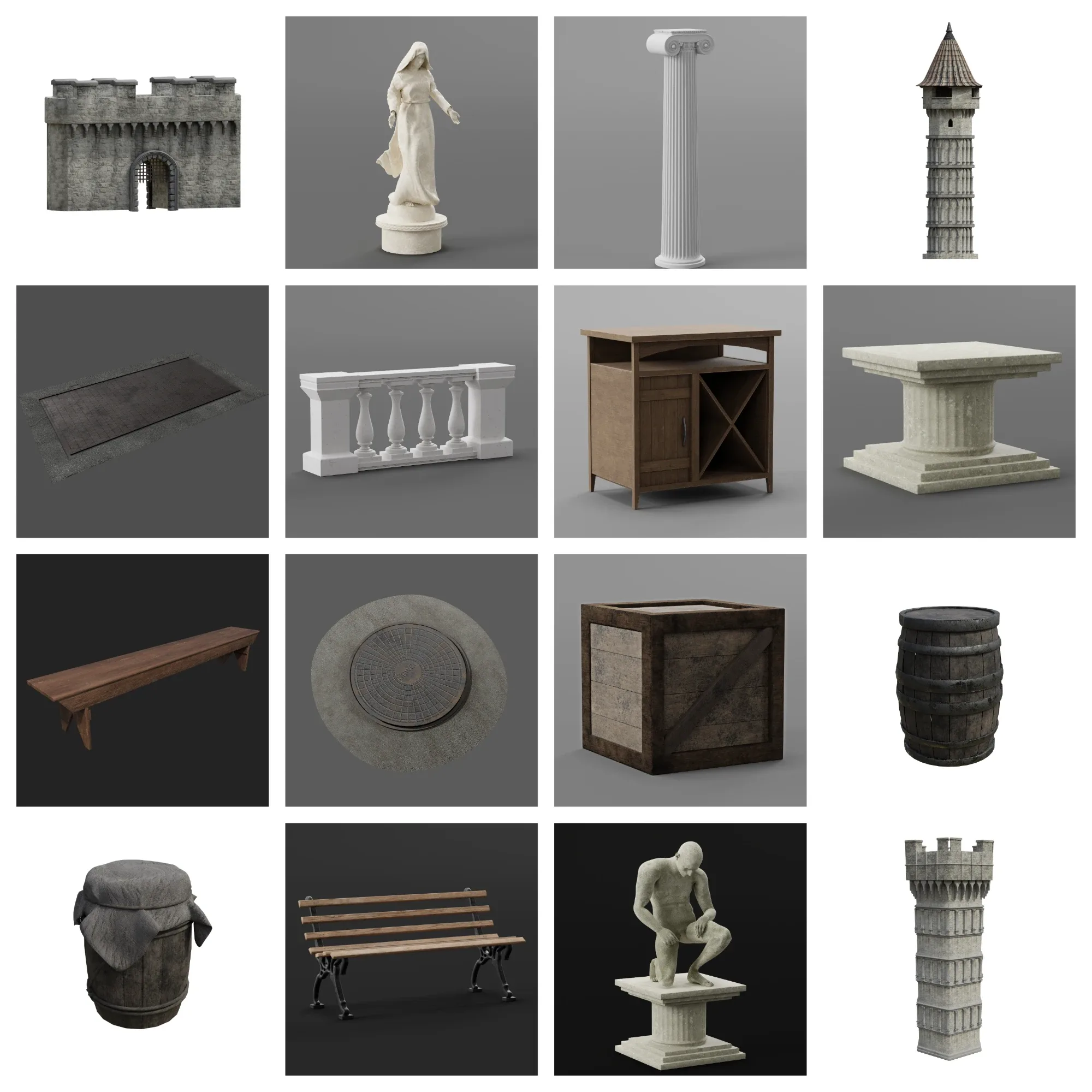 General 3D Model Asset Pack