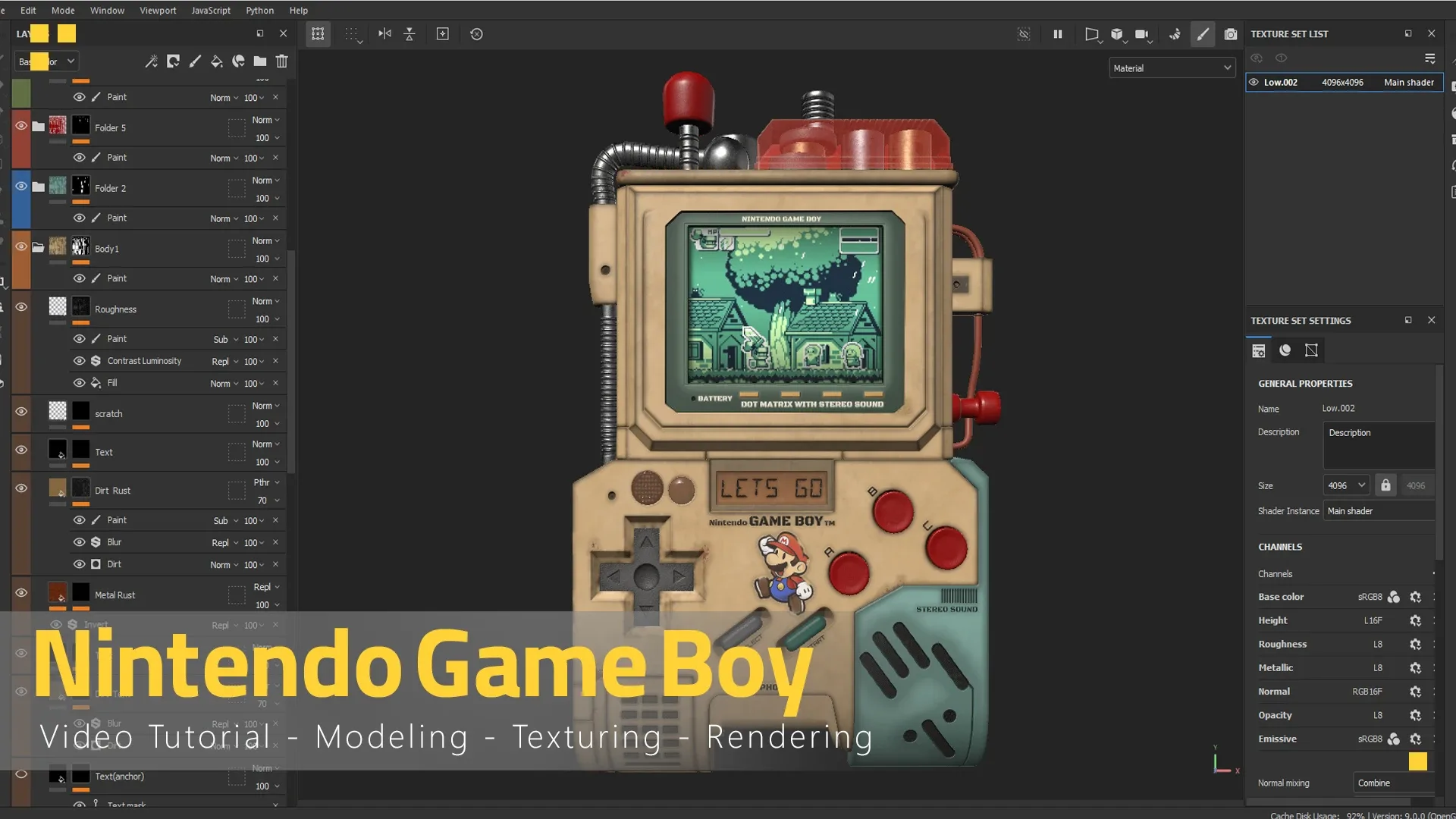 Nintendo Game Boy - Tutorial Full Process