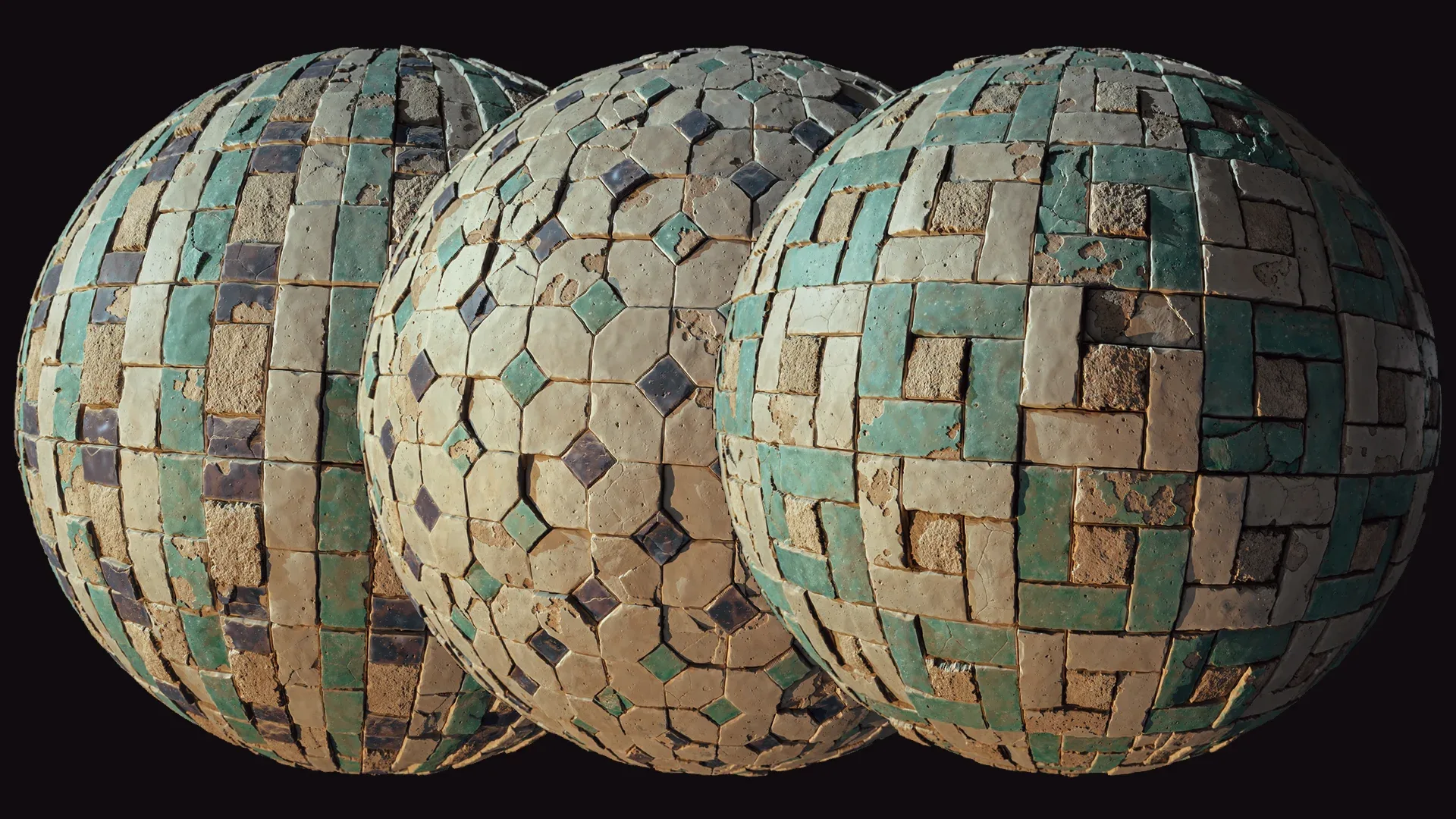 50 Tile Materials - Thousands of variations