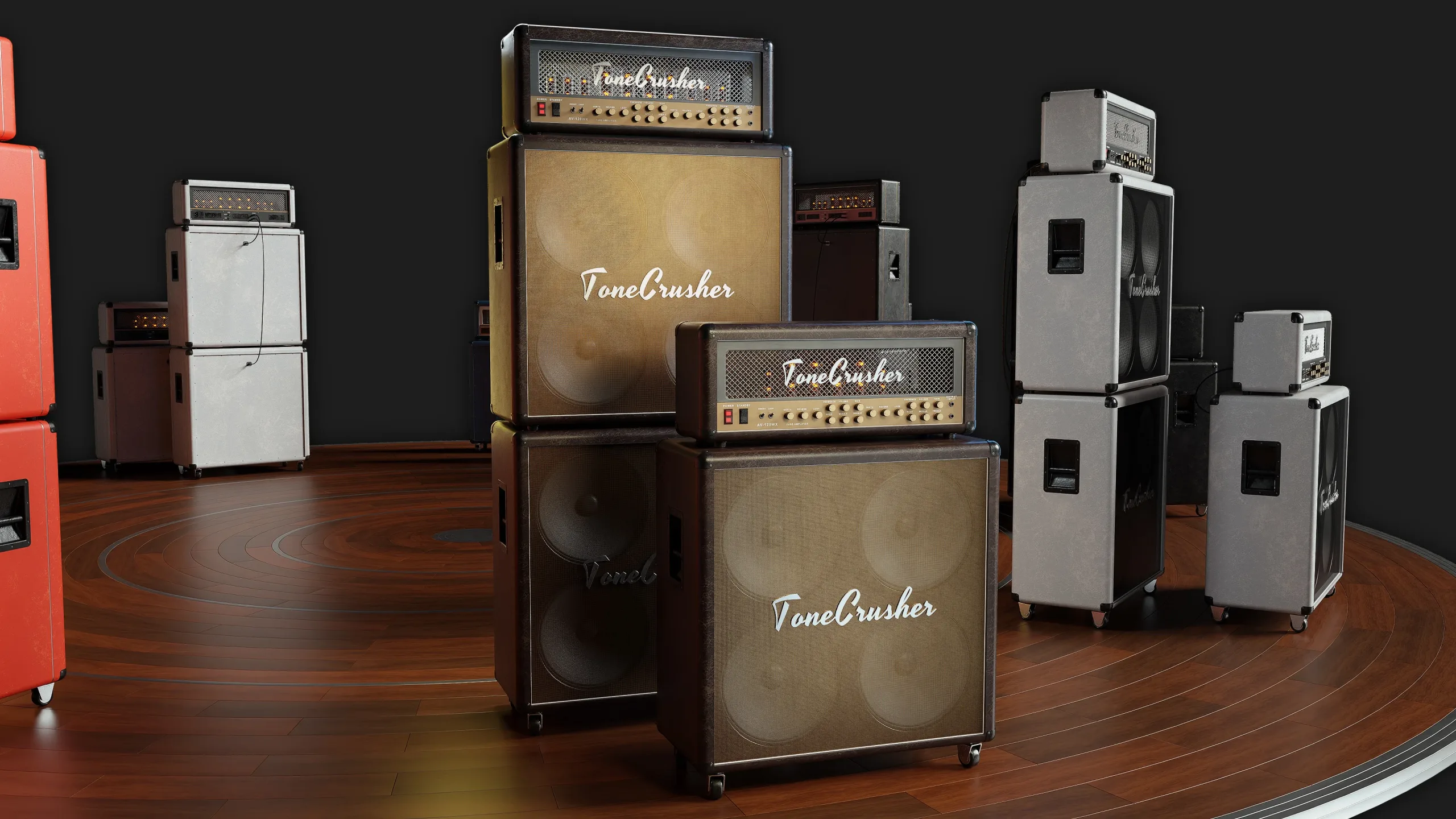 Guitar Amplifiers - 3D Asset Pack