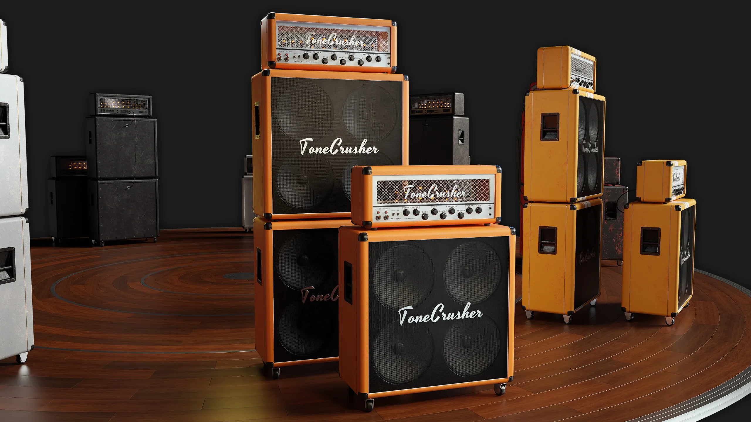 Guitar Amplifiers - 3D Asset Pack