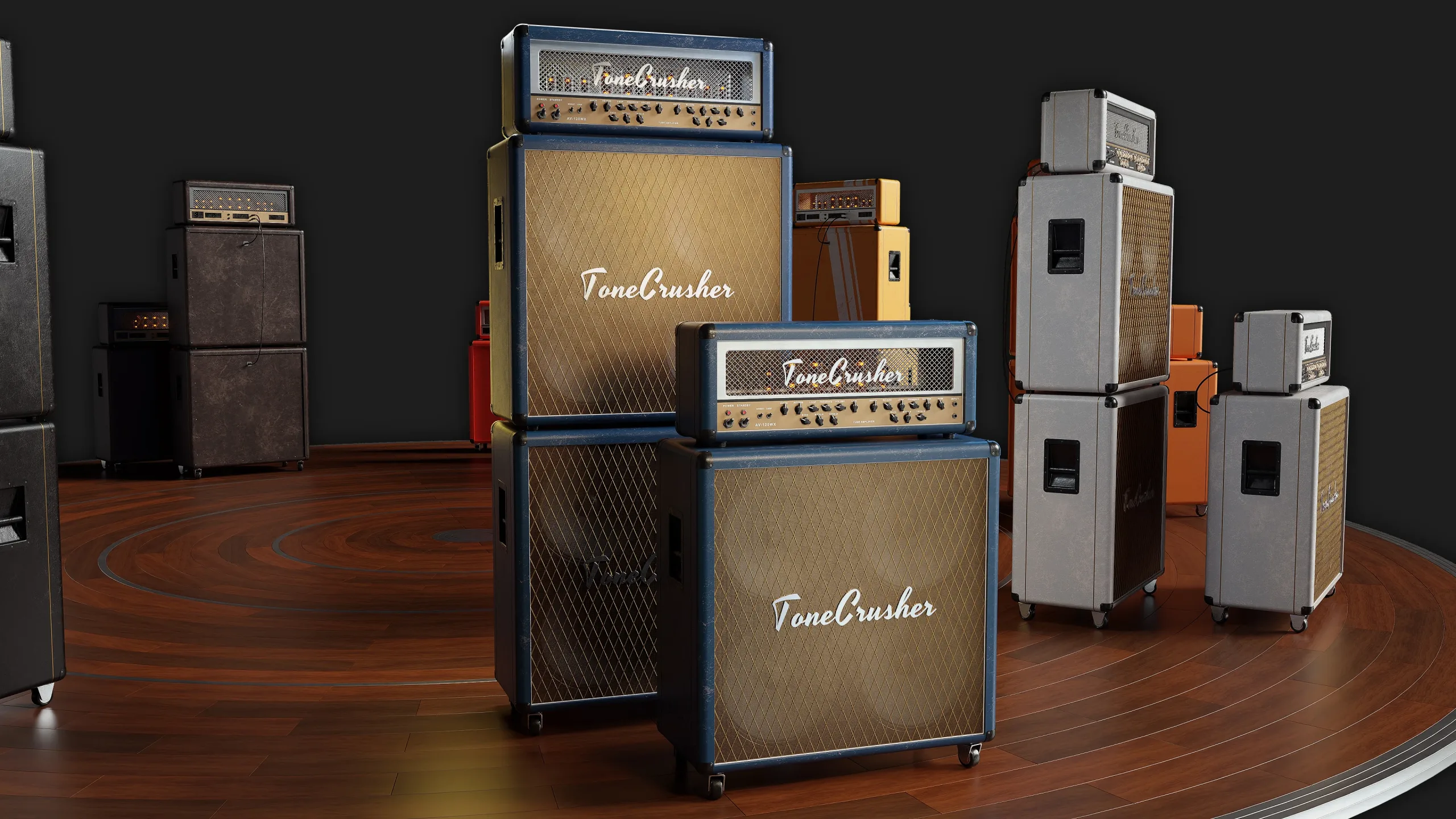 Guitar Amplifiers - 3D Asset Pack