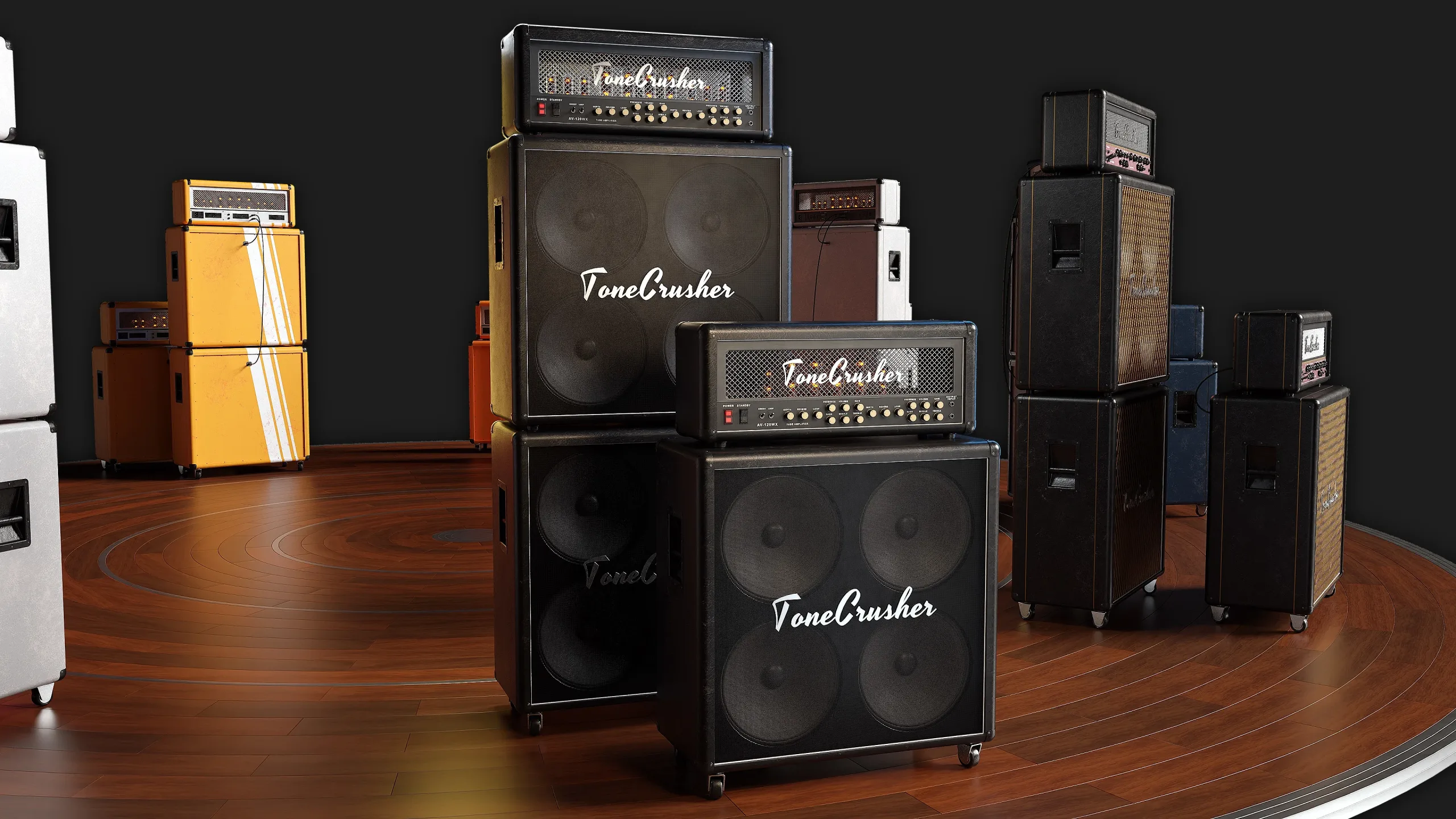 Guitar Amplifiers - 3D Asset Pack