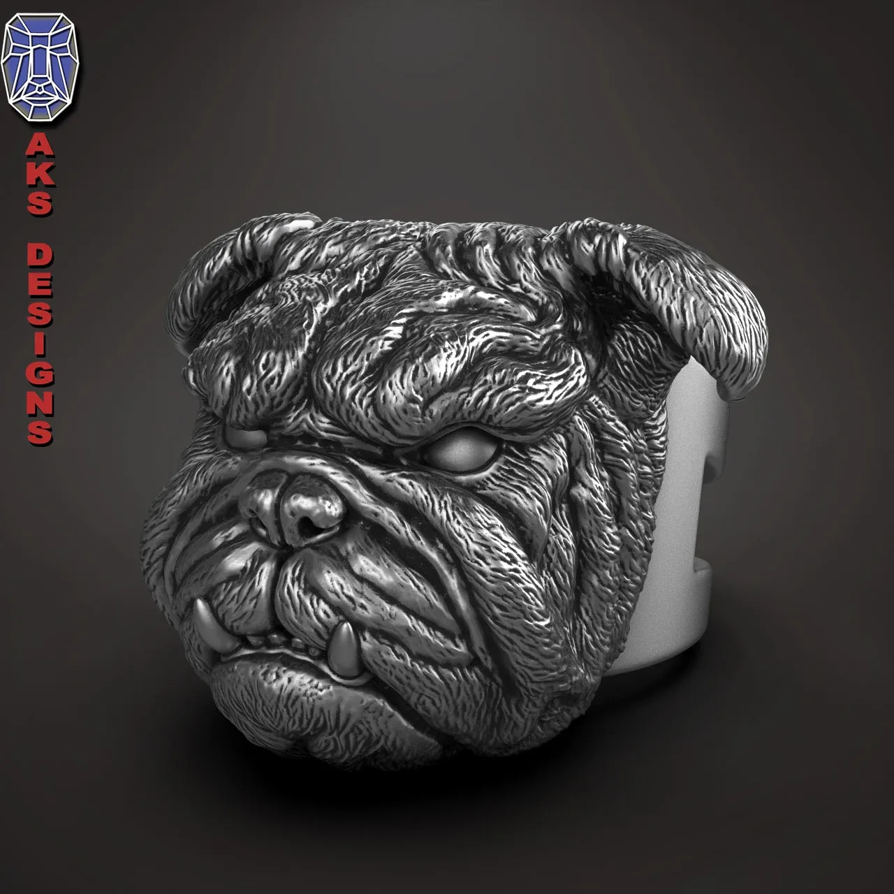 Ring Jewelry Bulldog Version 1