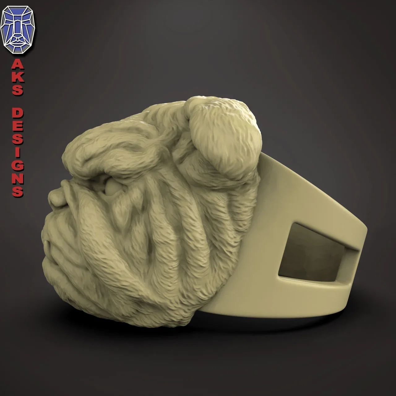 Ring Jewelry Bulldog Version 1