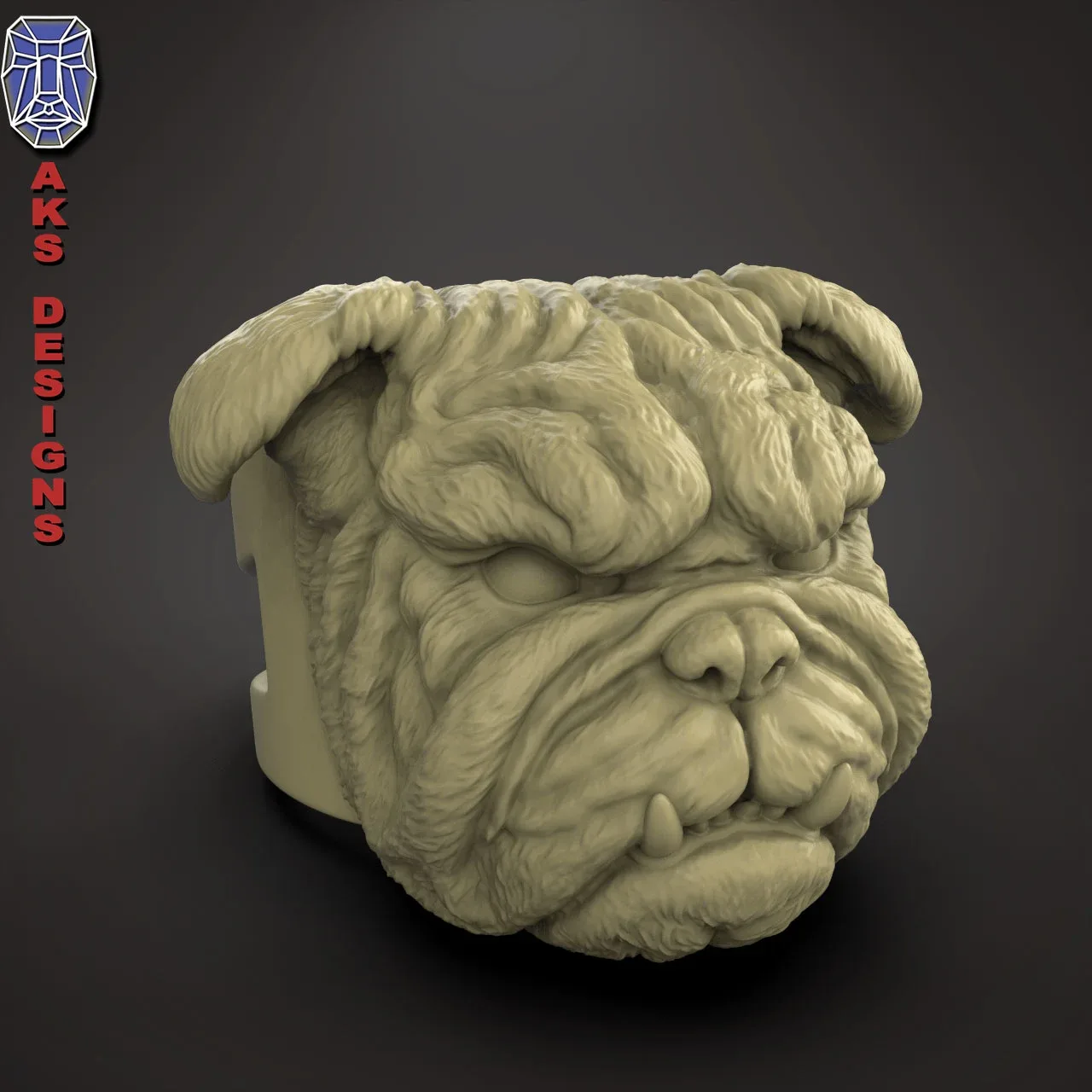 Ring Jewelry Bulldog Version 1