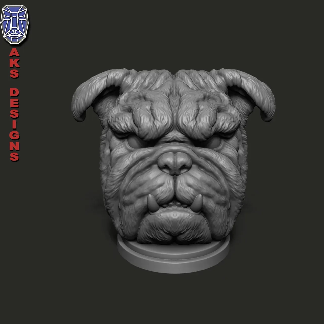 Bulldog Version 1 Penstand 3d print file