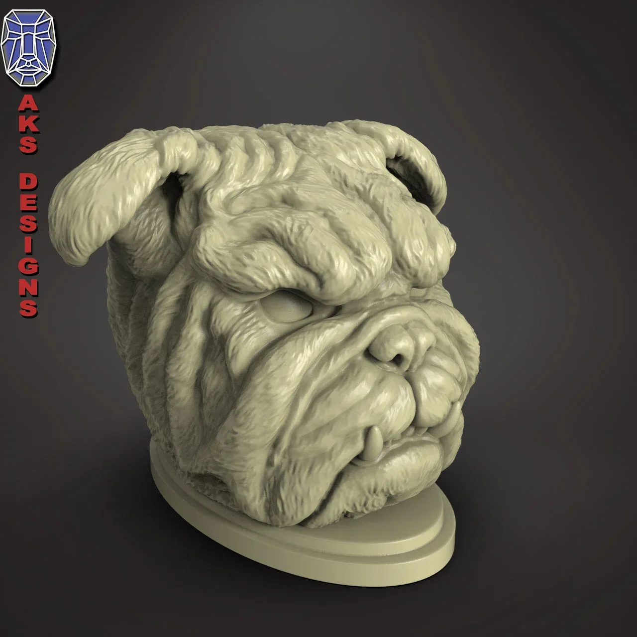 Bulldog Version 1 Penstand 3d print file