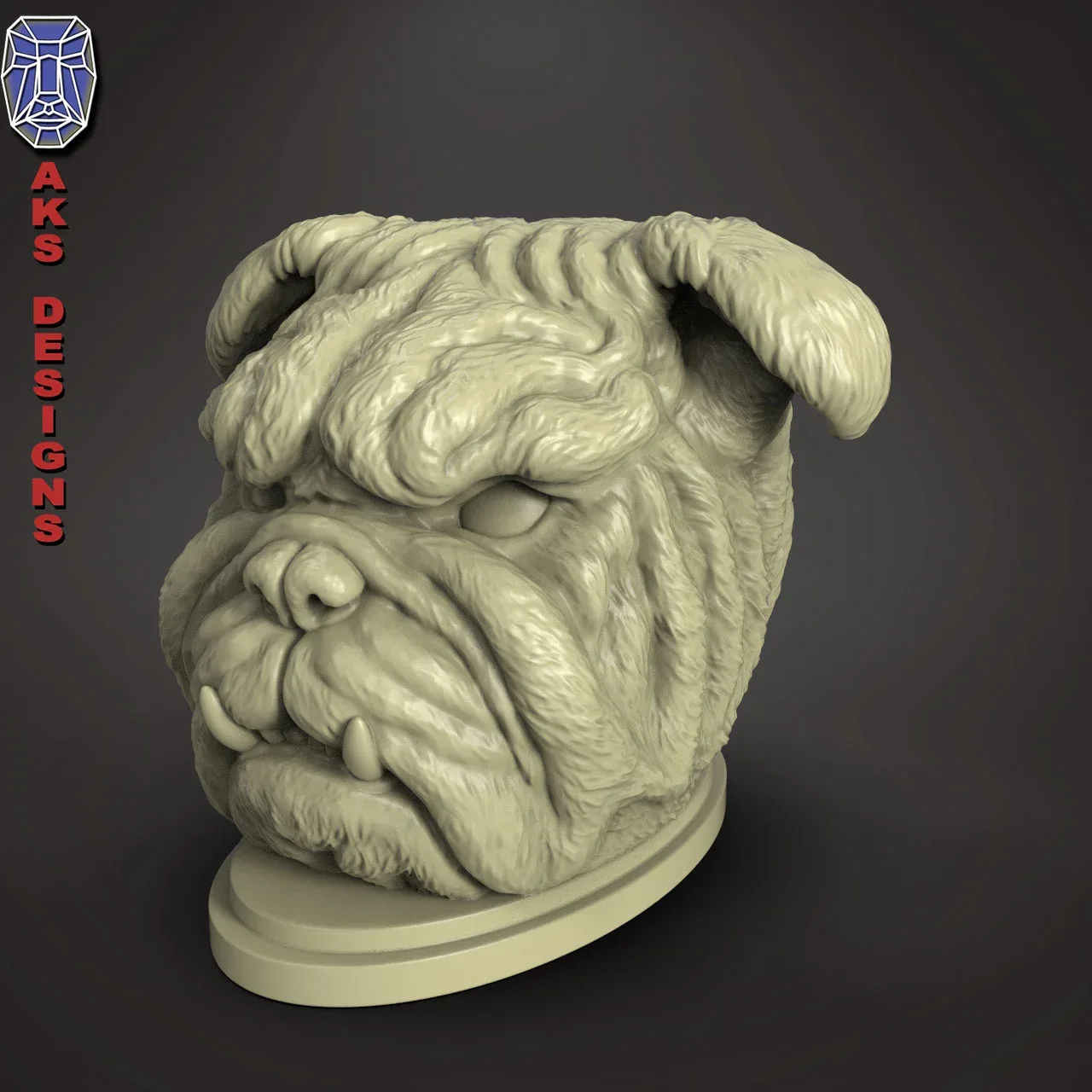 Bulldog Version 1 Penstand 3d print file